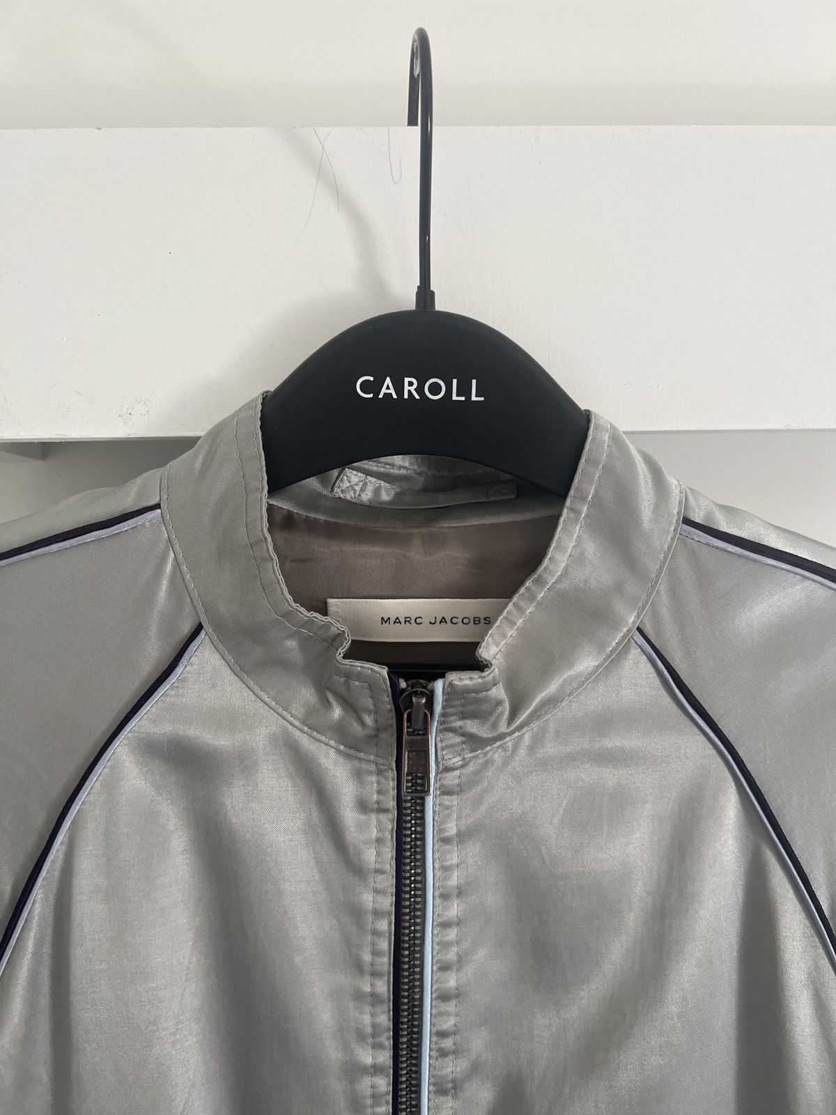 Marc Jacobs Archive marc jacob satin silver bomber jacket Size US M / EU 48-50 / 2 - 4 Thumbnail