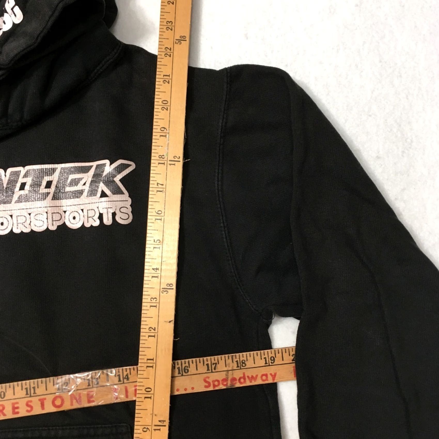Layer 8 VINTAGE Racing Hoodie Mens S black 3 layer Logo 90s Cars GraphicPrint ZIP Hoodie Size US S / EU 44-46 / 1 - 5 Thumbnail