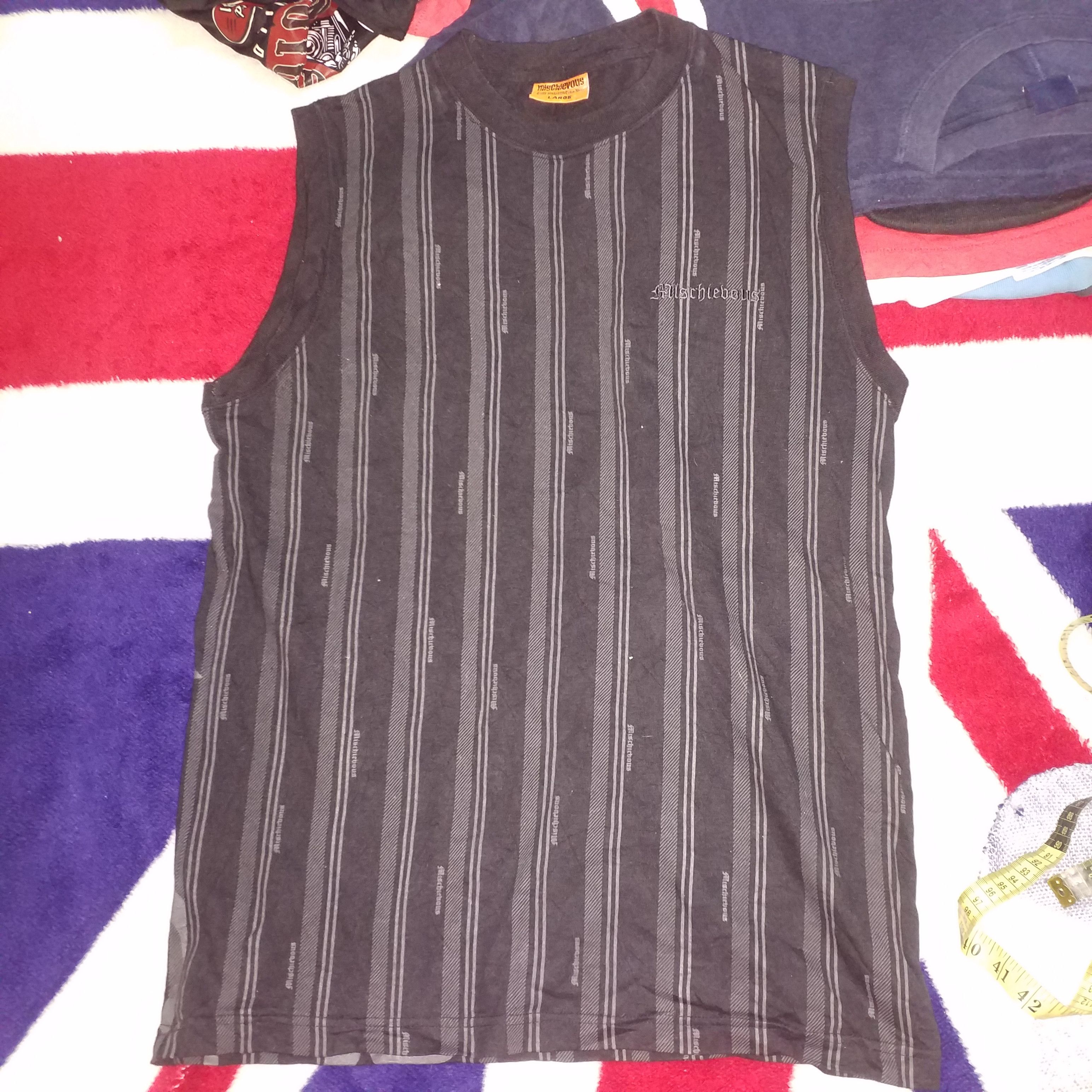 Japanese Brand MISCHIEVOUS SKATE TANK TOP LIKE NEW Size US L / EU 52-54 / 3 - 1 Thumbnail