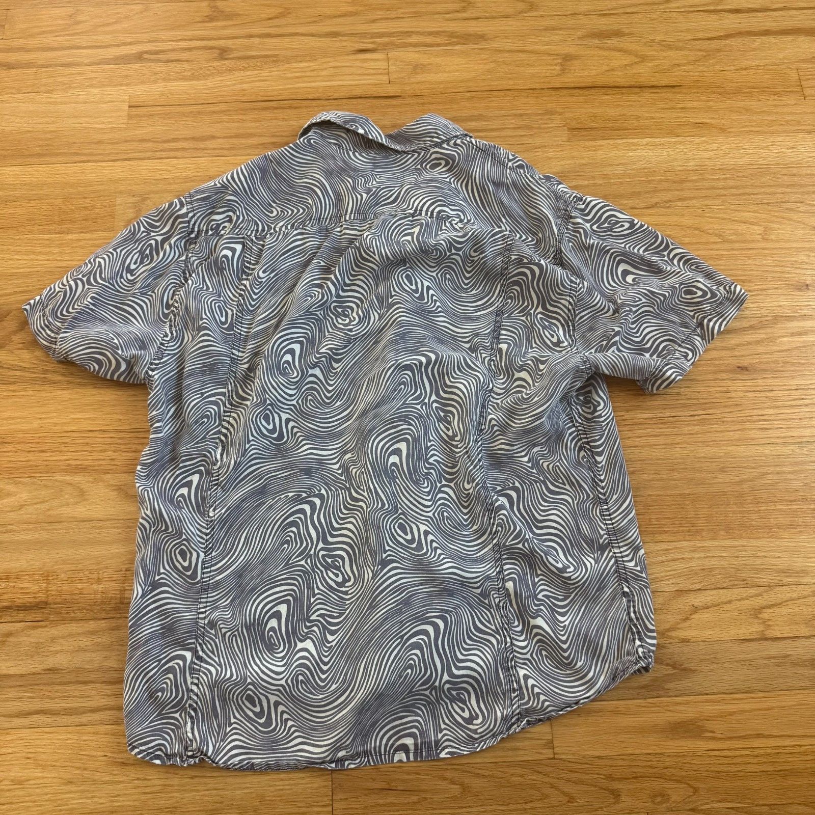 Corridor Corridor SS22 In Bloom Lyocell Contour Print Vacation Shirt Size US L / EU 52-54 / 3 - 4 Thumbnail
