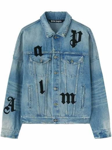 Palm Angels Palm Angels Logo Patch Denim Jacket Size US S / EU 44-46 / 1 - 1 Thumbnail