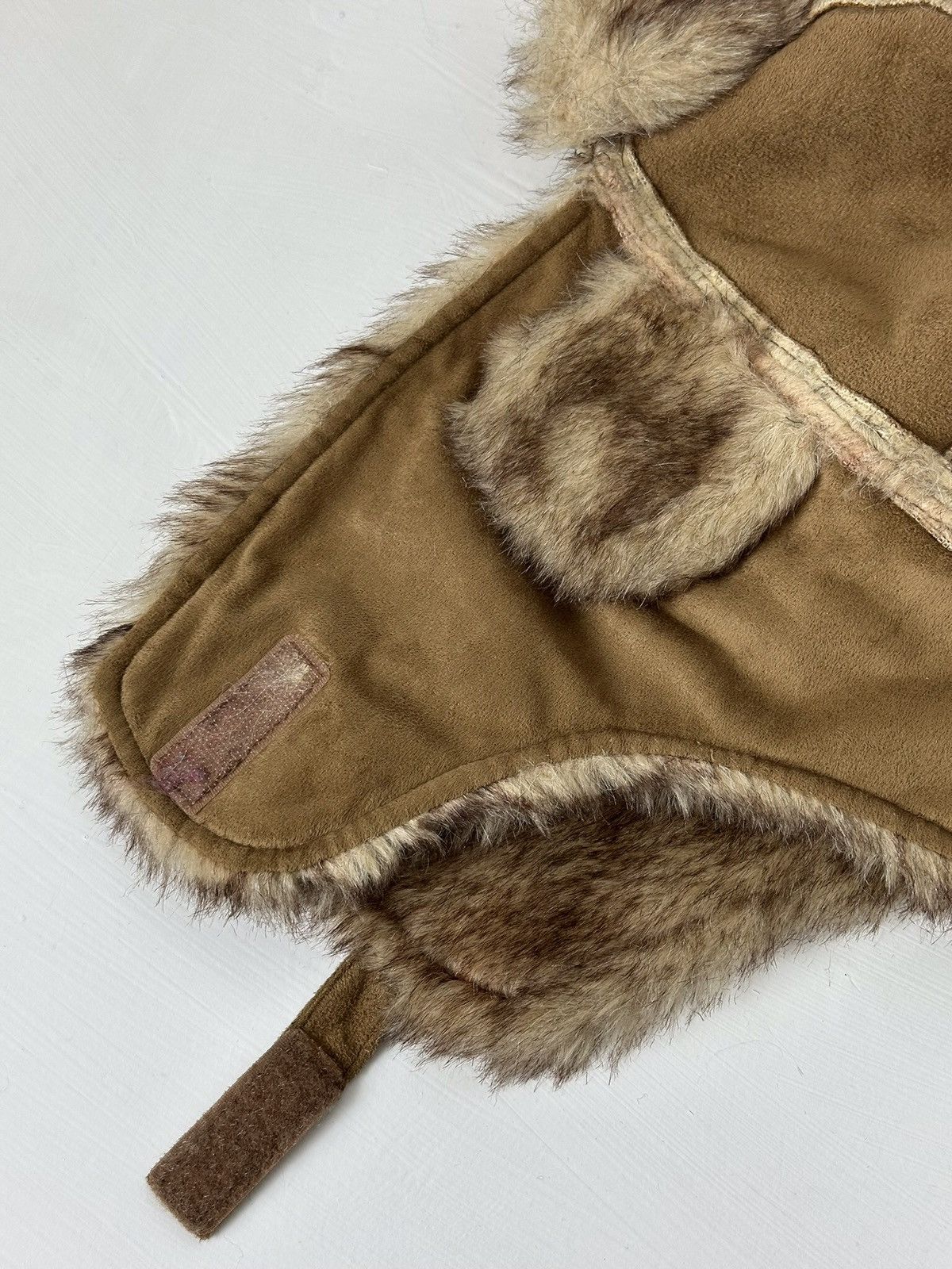 Vintage Ushanka Trapper Hat Furry Mohair Fuzzy Fur Hat Y2K Size ONE SIZE - 6 Thumbnail