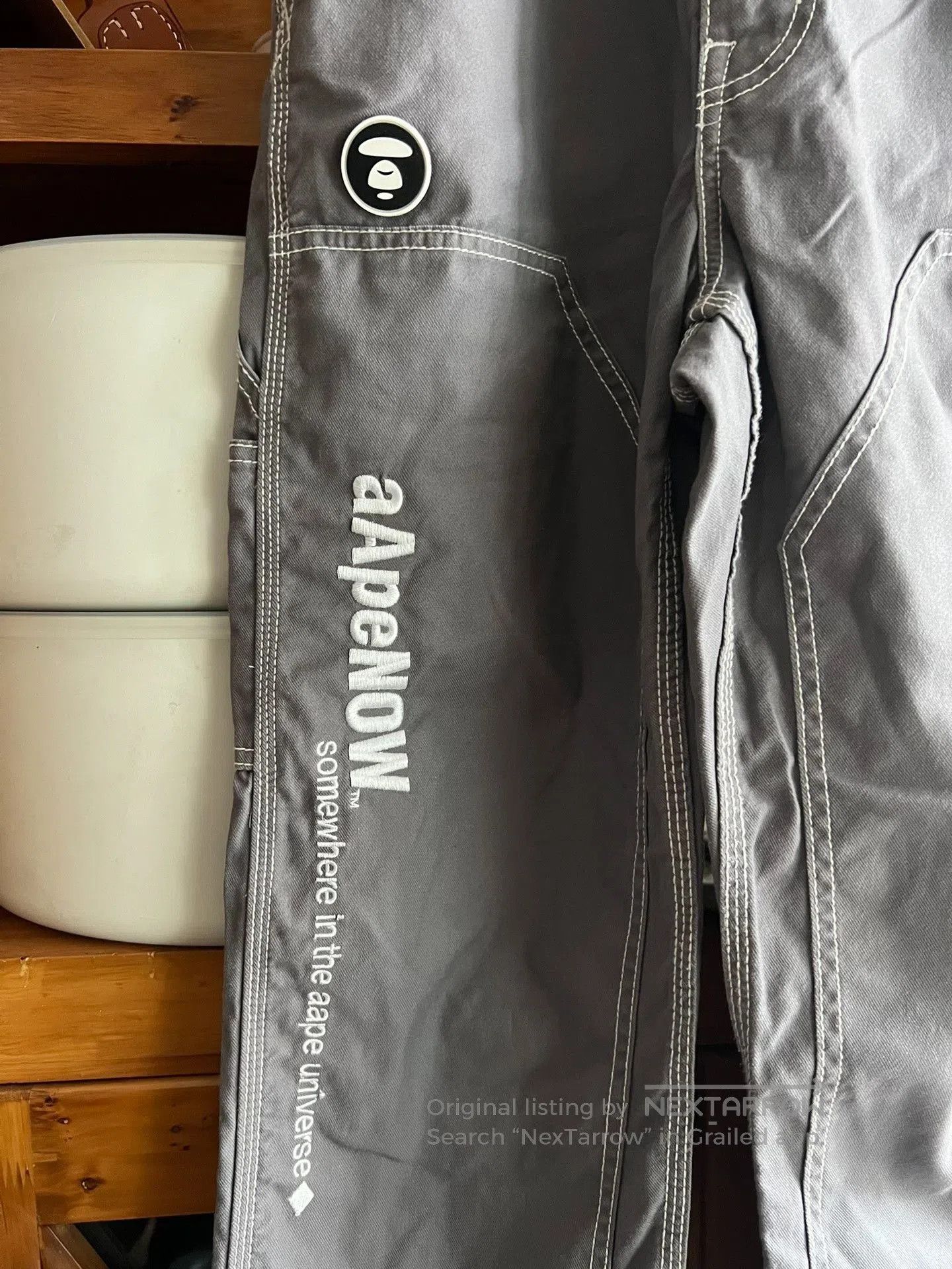 Aape Aape Gray Cargo Overalls. Size US 26 / EU 42 - 3 Thumbnail