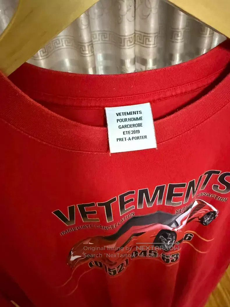 Vetements VETEMENTS Ferrari Advert Print Short Sleeve Size US M / EU 48-50 / 2 - 3 Thumbnail