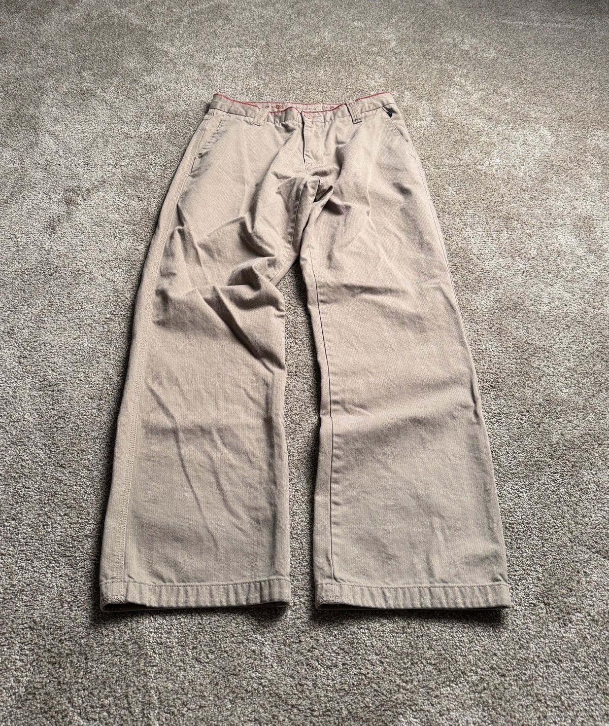 Other TAN RIPZONE “ZIG ZAG” HBT STRAIGHT LEG TROUSERS Size US 31 - 1 Thumbnail