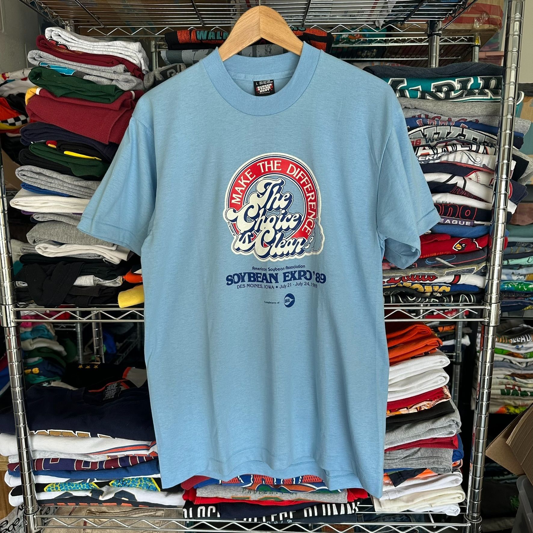 Vintage Vintage 80s Iowa Soybean Expo T-Shirt Farmer Agriculture Sin Size US L / EU 52-54 / 3 - 1 Thumbnail