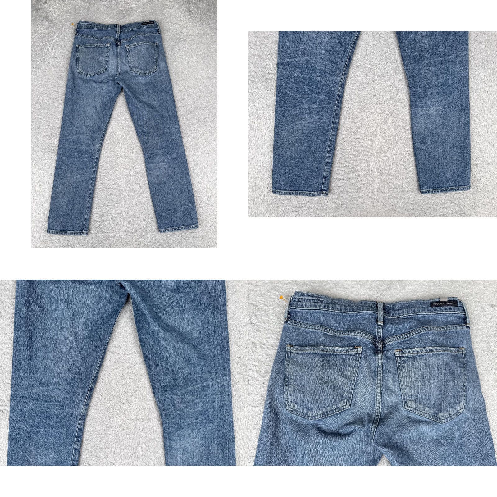 Citizens Of Humanity Citizens Of Humanity Jeans Straight Womens 26 Blue Mid Rise Stretch Denim 26x26 Size 26" / US 2 / IT 38 - 10 Thumbnail