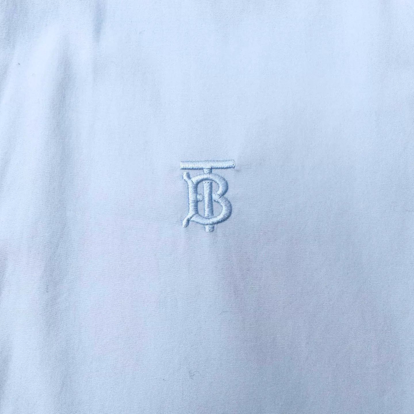 Burberry Burberry Light Blue TB Cuff Check Shirt M Unisex Size US M / EU 48-50 / 2 - 4 Thumbnail