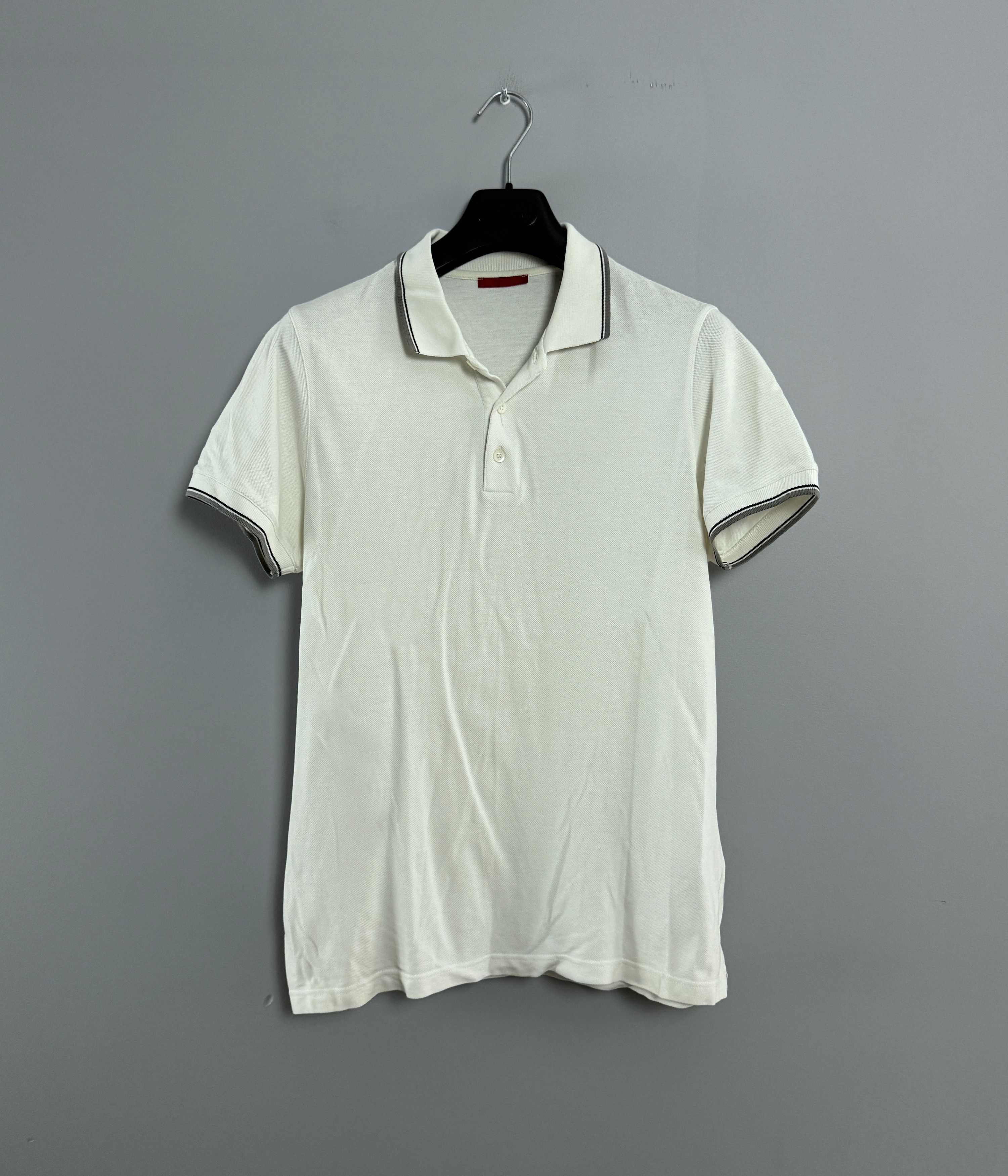 Prada Prada Milano Cotton Polo Shirt Short Sleeve Size S White Size US S / EU 44-46 / 1 - 1 Thumbnail