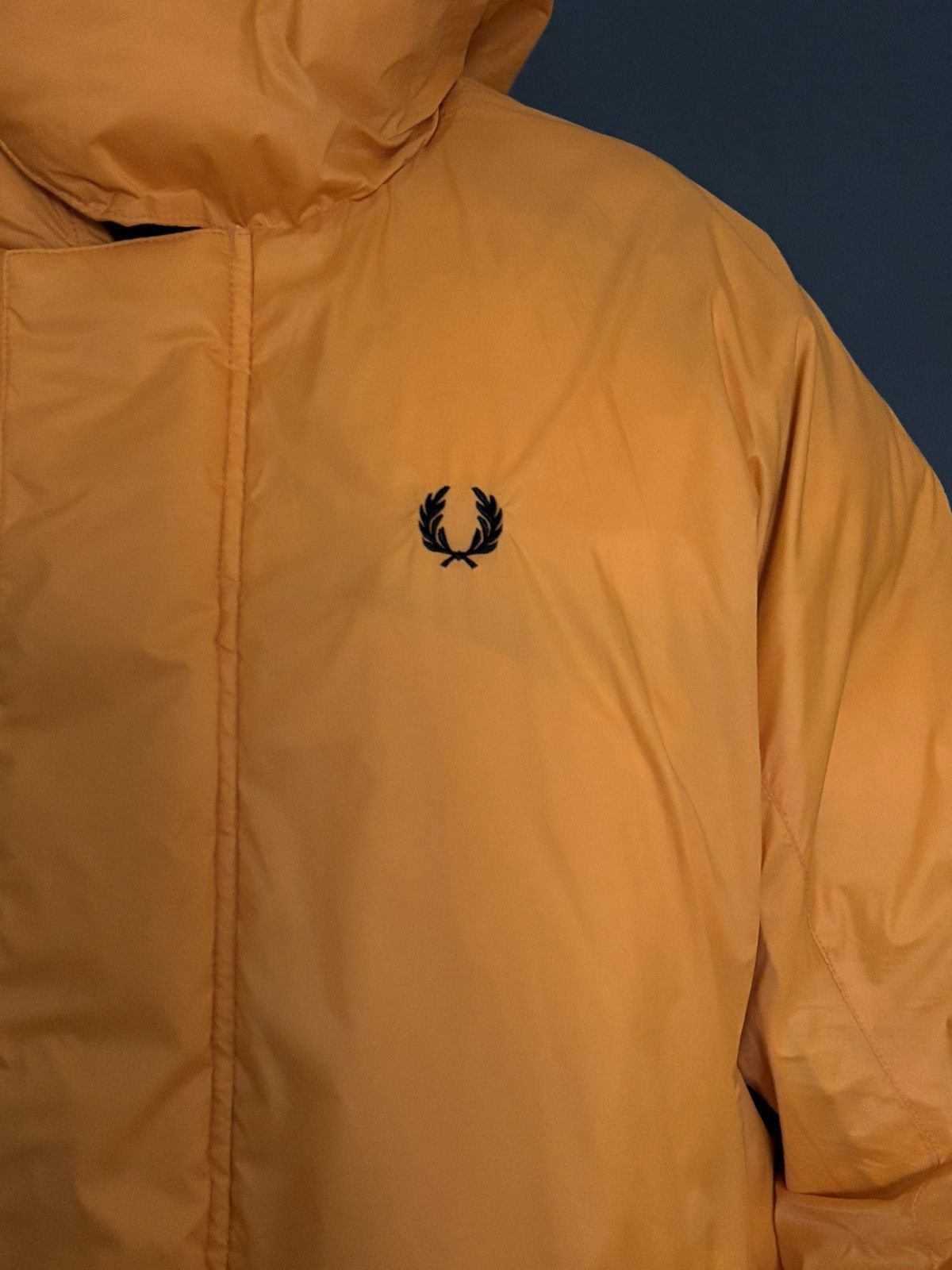 Fred Perry Fred Perry Vintage Puffer Jacket Mustard Yellow / Hooded / Size US L / EU 52-54 / 3 - 5 Thumbnail