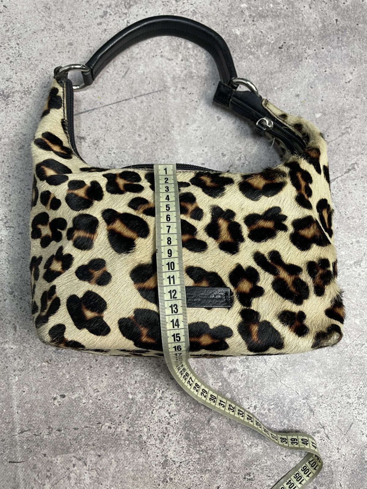 Guess Vintage Mancinelli Milano Leopard Baguette Shoulder Bag Hobo Size ONE SIZE - 19 Thumbnail