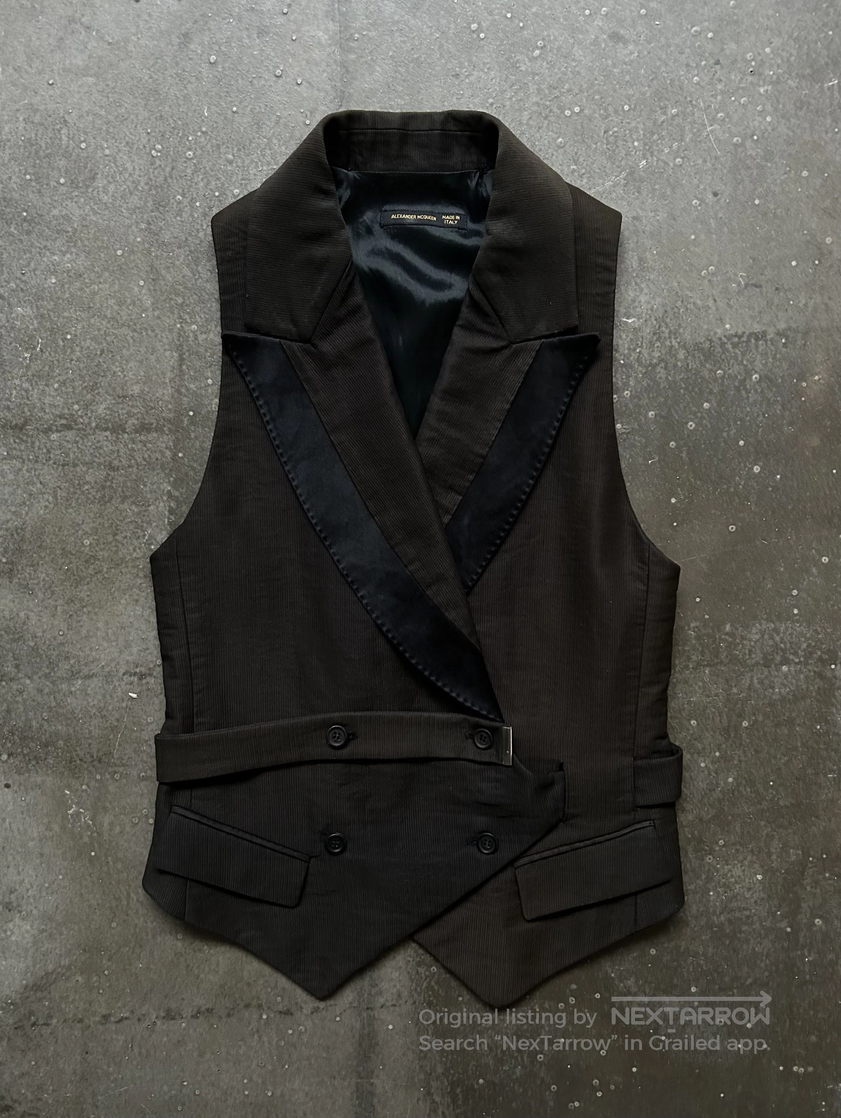 Alexander McQueen Alexander McQueen 2001aw Black Vest. Size US L / EU 52-54 / 3 - 2 Thumbnail
