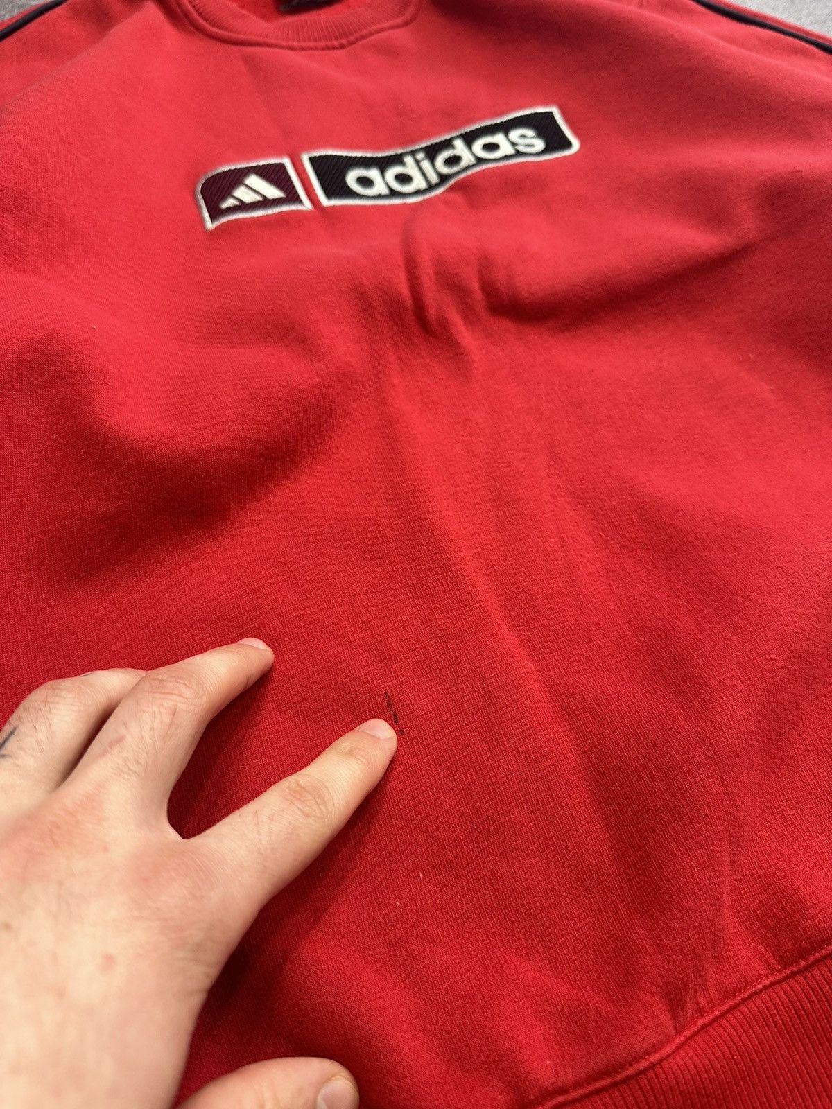 Adidas × Vintage 🐞 Adidas Vintage Sweater Size US L / EU 52-54 / 3 - 4 Thumbnail