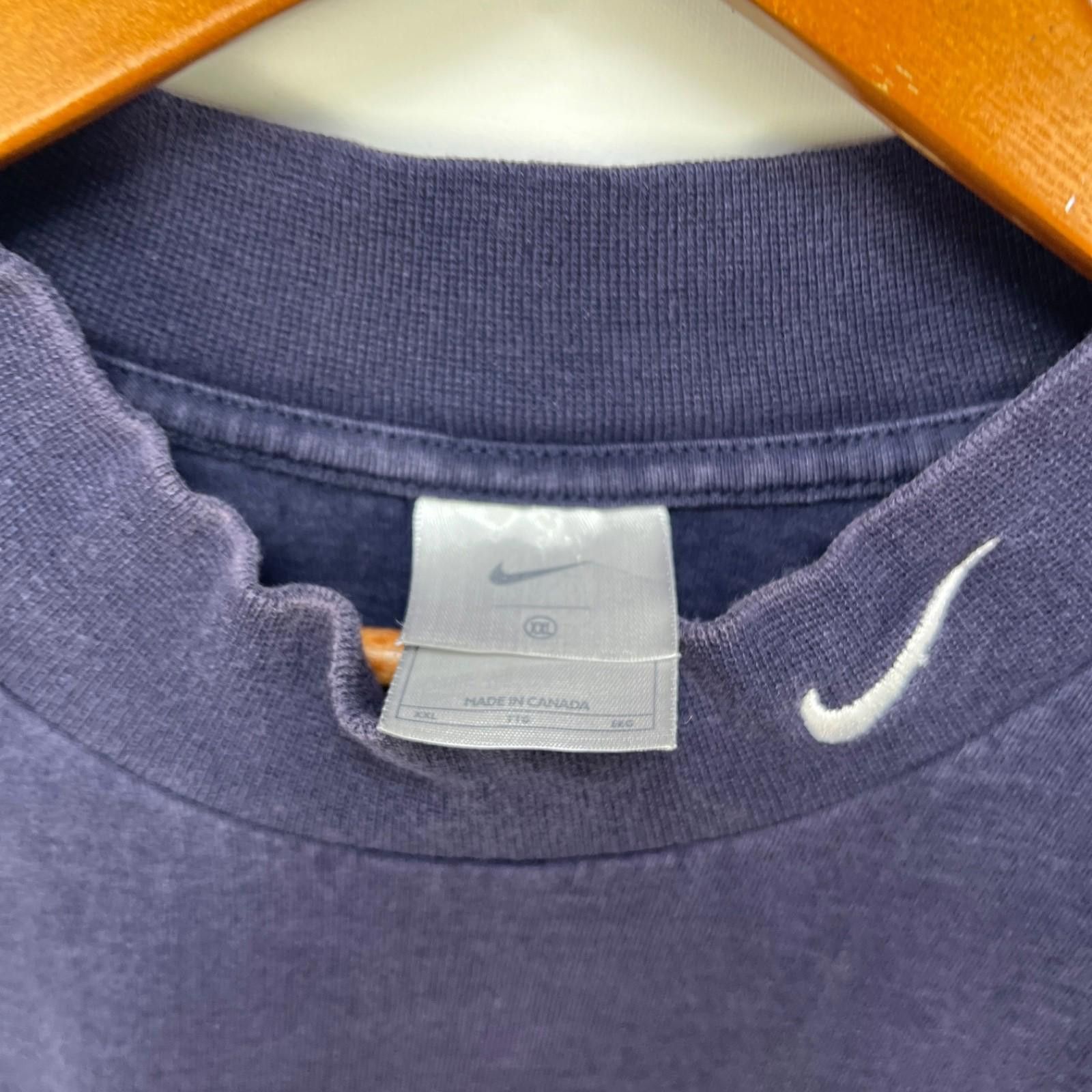 Nike Vintage Nike Sun Faded Swoosh Mock Neck Shirt 2XL Size US XXL / EU 58 / 5 - 8 Thumbnail
