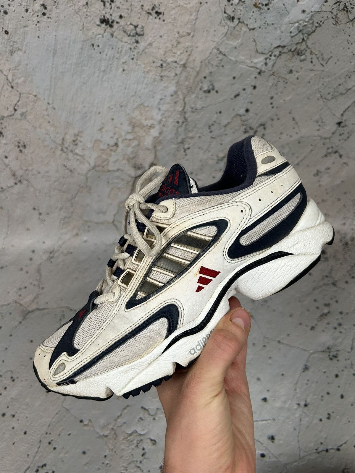 Adidas Ozweego 90's Sneakers Running Shoes Retro Hype in White, Men's (Size 7)