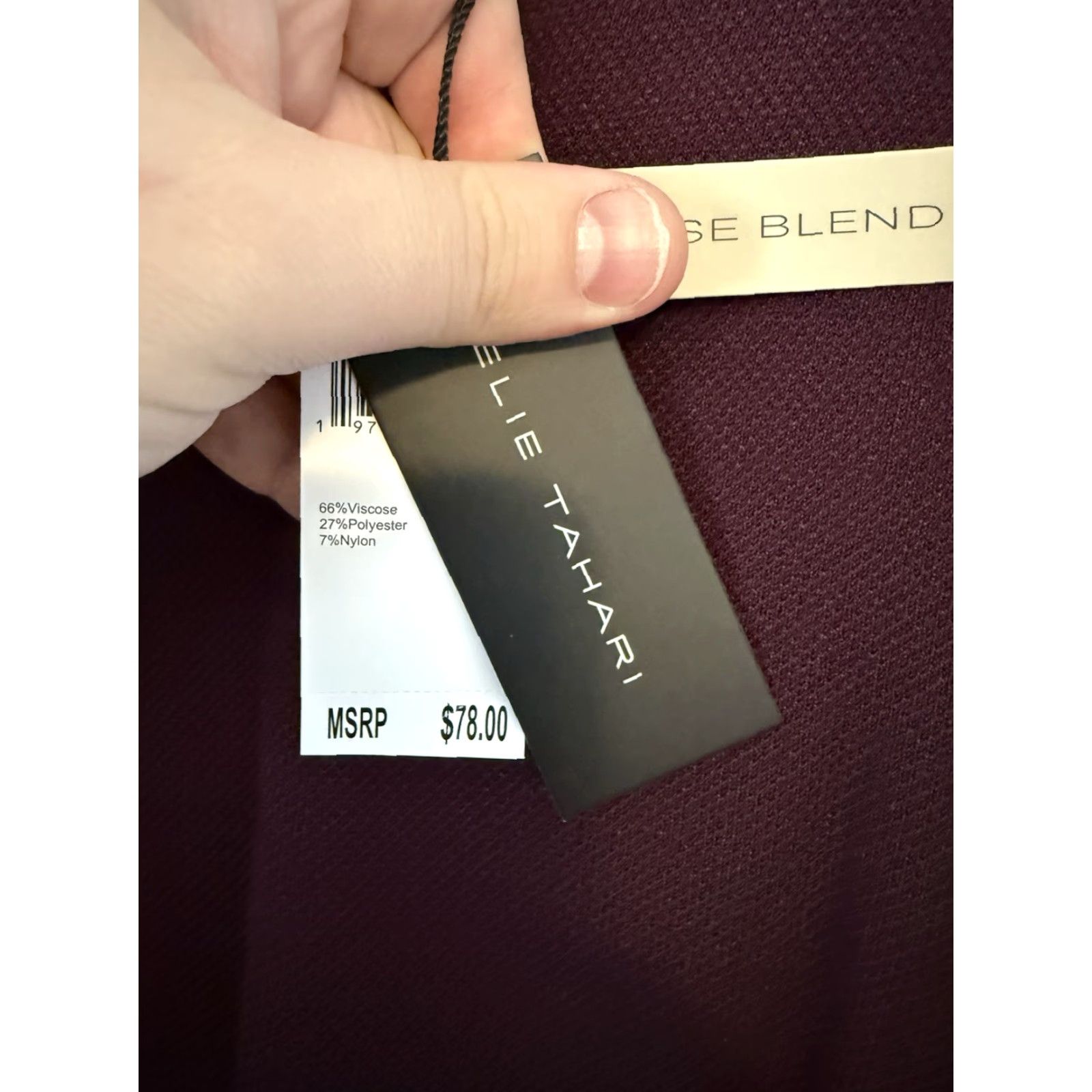 Elie Tahari Elie Tahari Mens Pullover Sweater Crew Neck Purple NWT Viscose Blend 52% Polyester Size US M / EU 48-50 / 2 - 3 Thumbnail