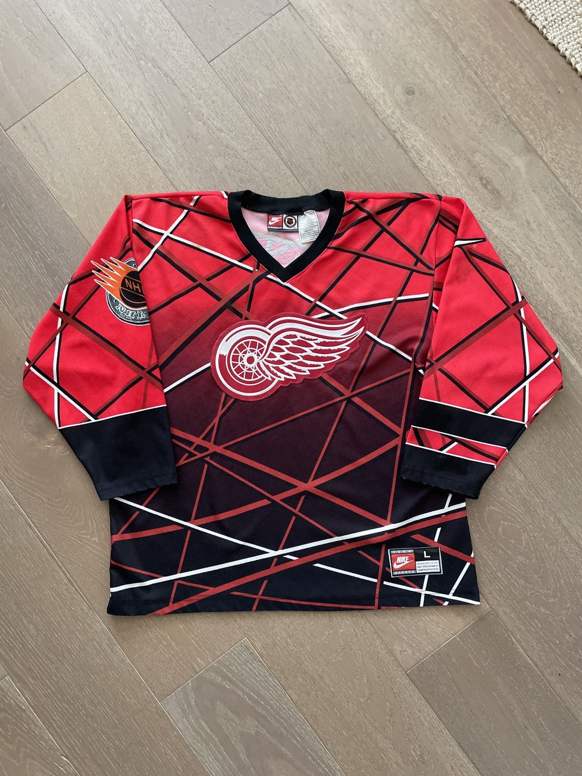 Vintage Nike NHL Street Detroit Redwings Jersey