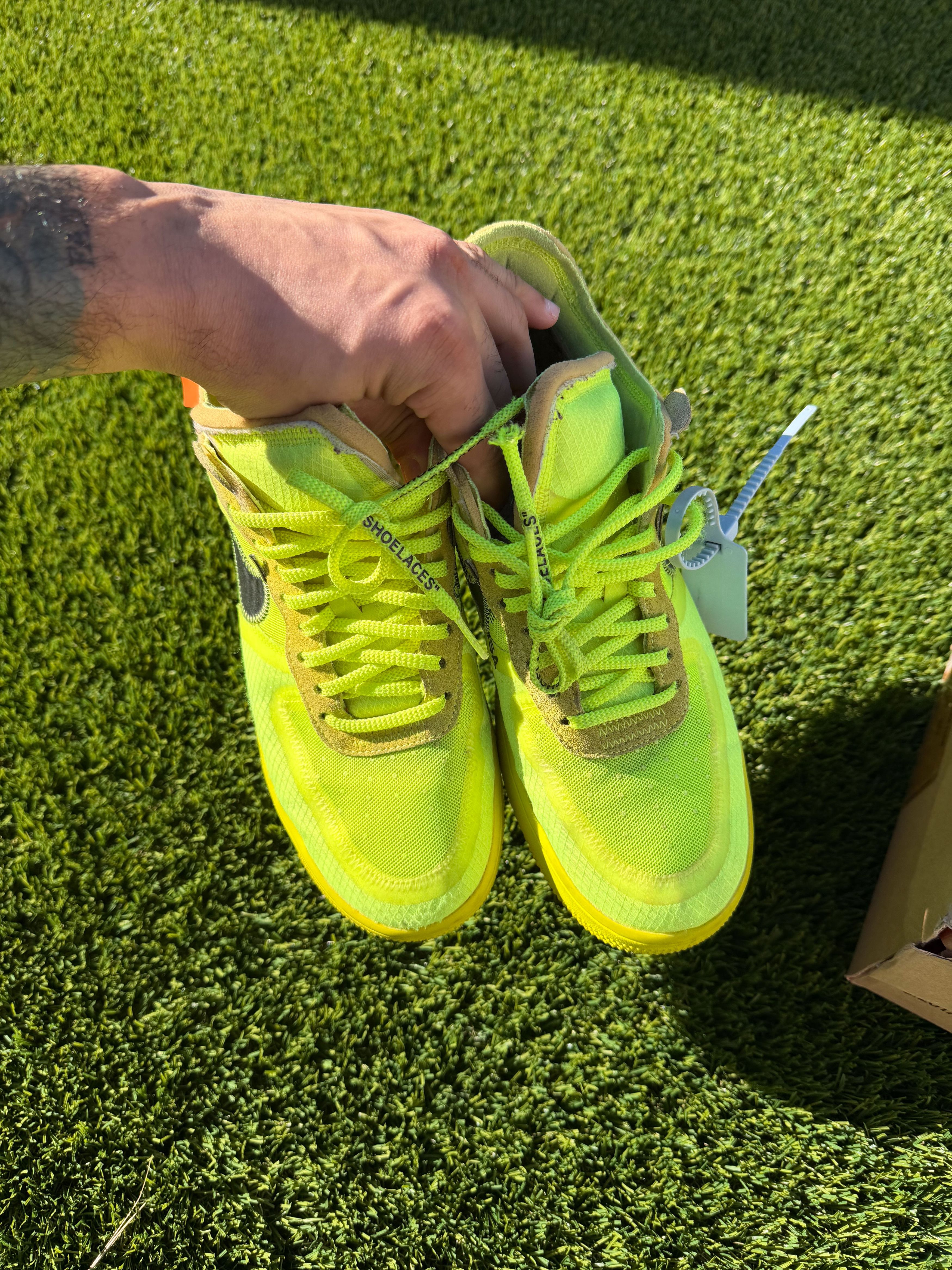 Nike × Off-White Volt Air Force 1 Virgil Abloh Off- White Size US 9.5 / EU 42-43 - 5 Thumbnail