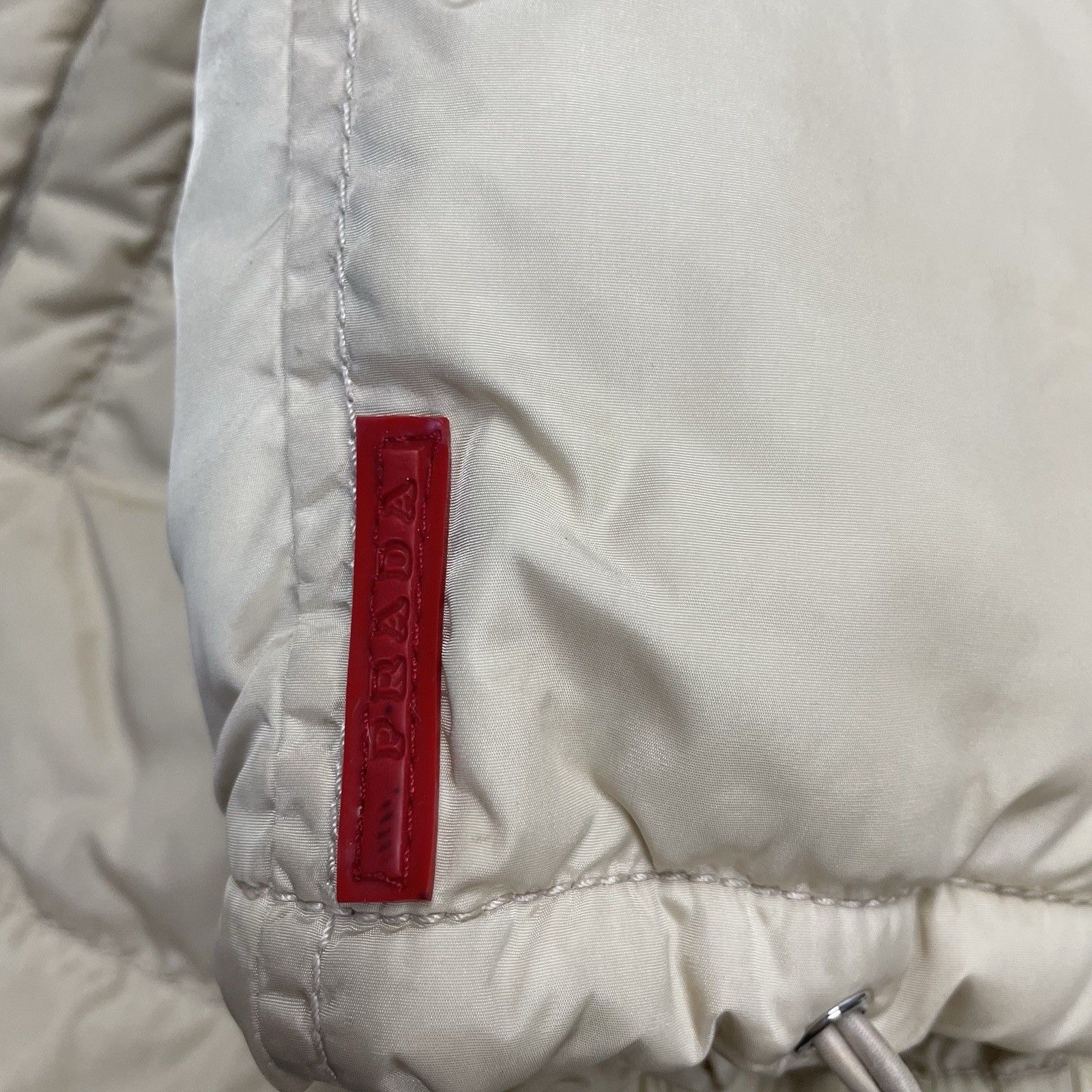 Prada Vintage Prada Sport Down Puffer Jacket Beige 44 UK10 Size M / US 6-8 / IT 42-44 - 4 Thumbnail