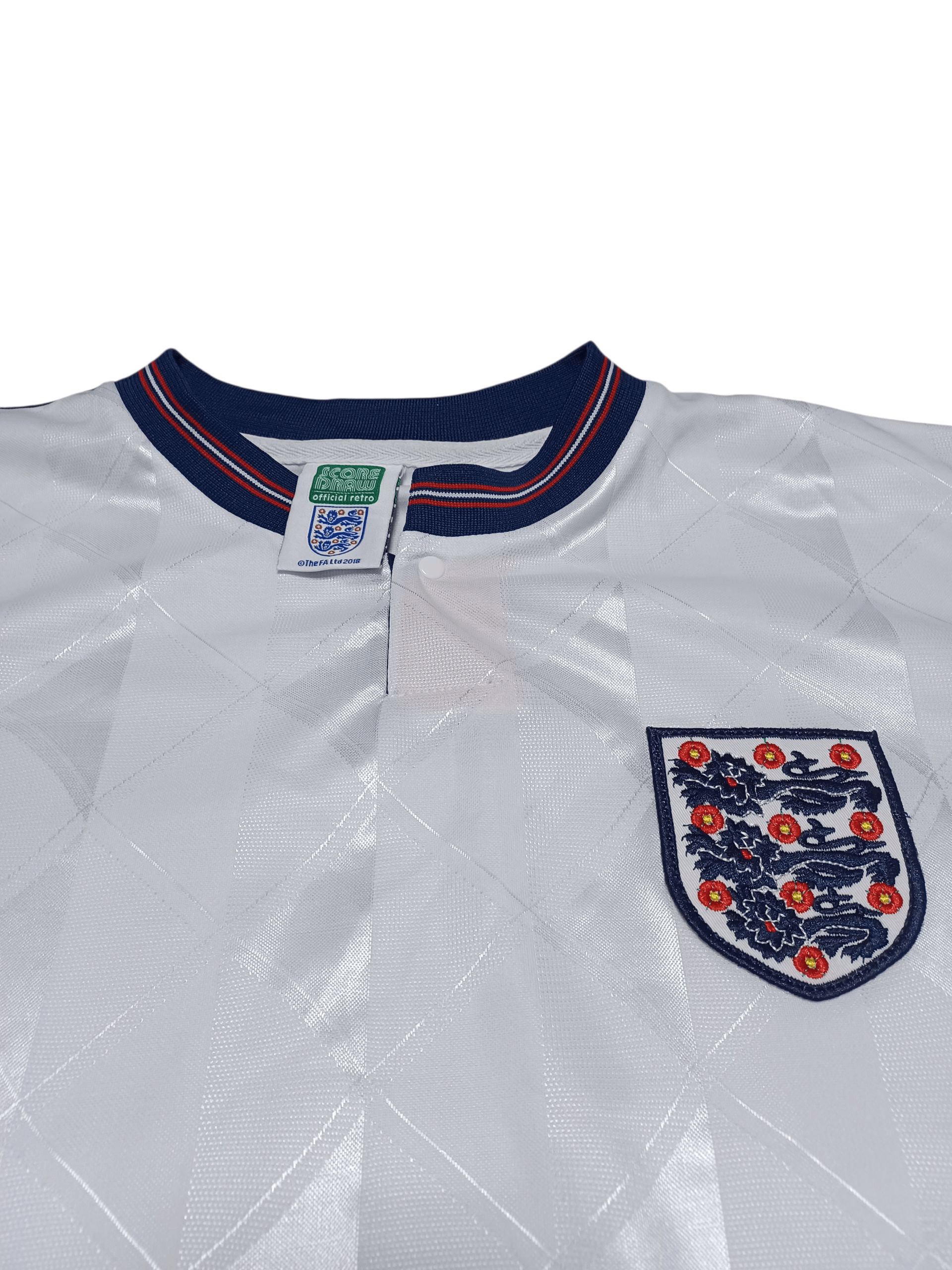 Other ENGLAND VINTAGE SCORE DRAW SOCCER JERSEY Size US XXL / EU 58 / 5 - 2 Thumbnail