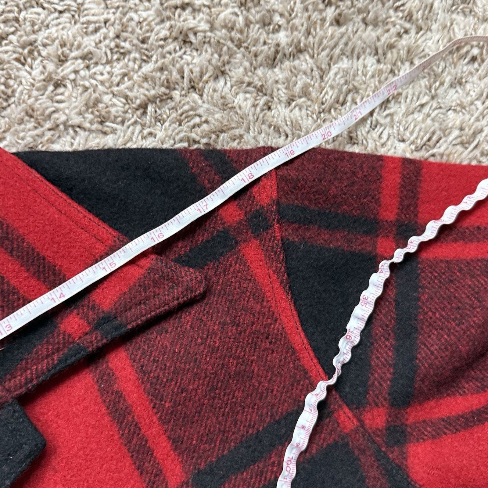 Pendleton × Vintage Vintage Pendleton Buffalo Plaid Wool Mackinaw Red Jacket Size US L / EU 52-54 / 3 - 13 Thumbnail