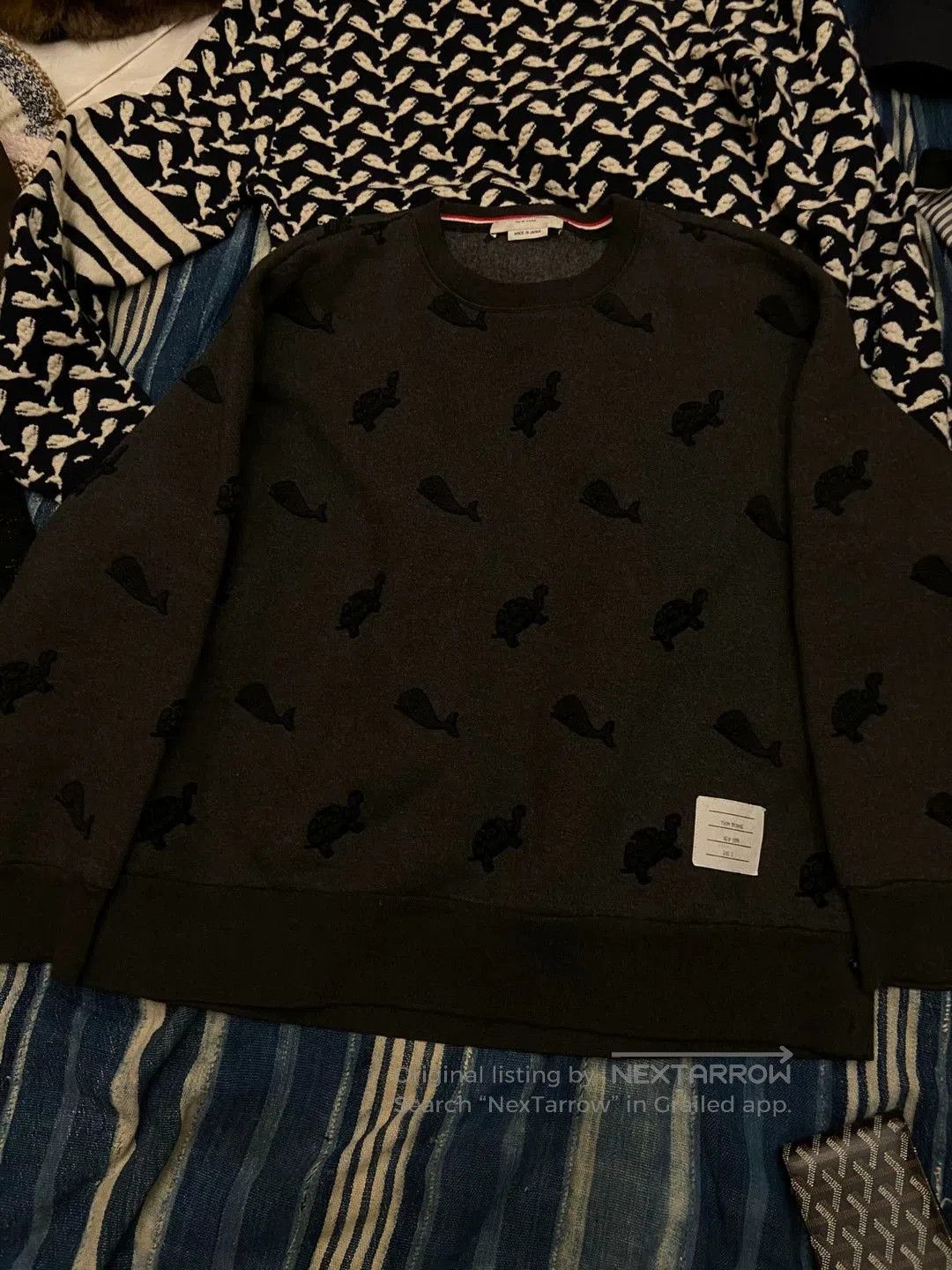 Thom Browne thom browne whale turtle embroidery sweatshirt. Size US M / EU 48-50 / 2 - 1 Thumbnail