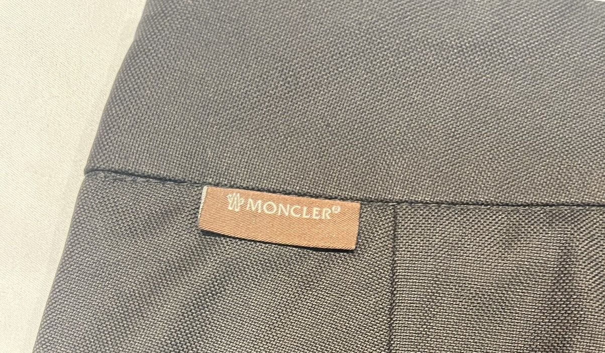 Moncler × Vintage Moncler Ladies’ Black Cotton Trouser Pants Unworn Y2K Size 27" / US 4 / IT 40 - 10 Thumbnail