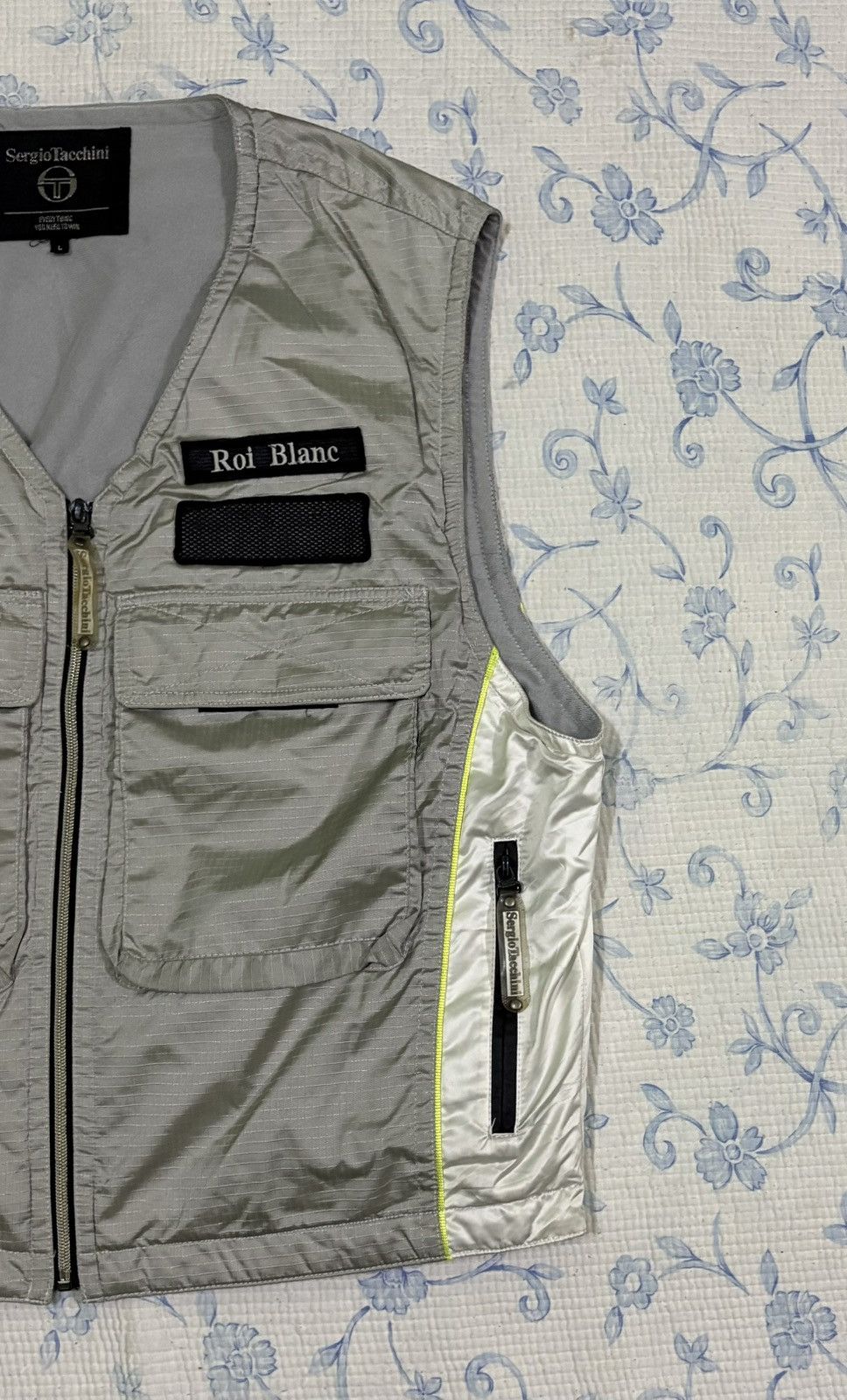Sergio Tacchini Sergio Tacchini Roi Blanc Vest Size US L / EU 52-54 / 3 - 3 Thumbnail