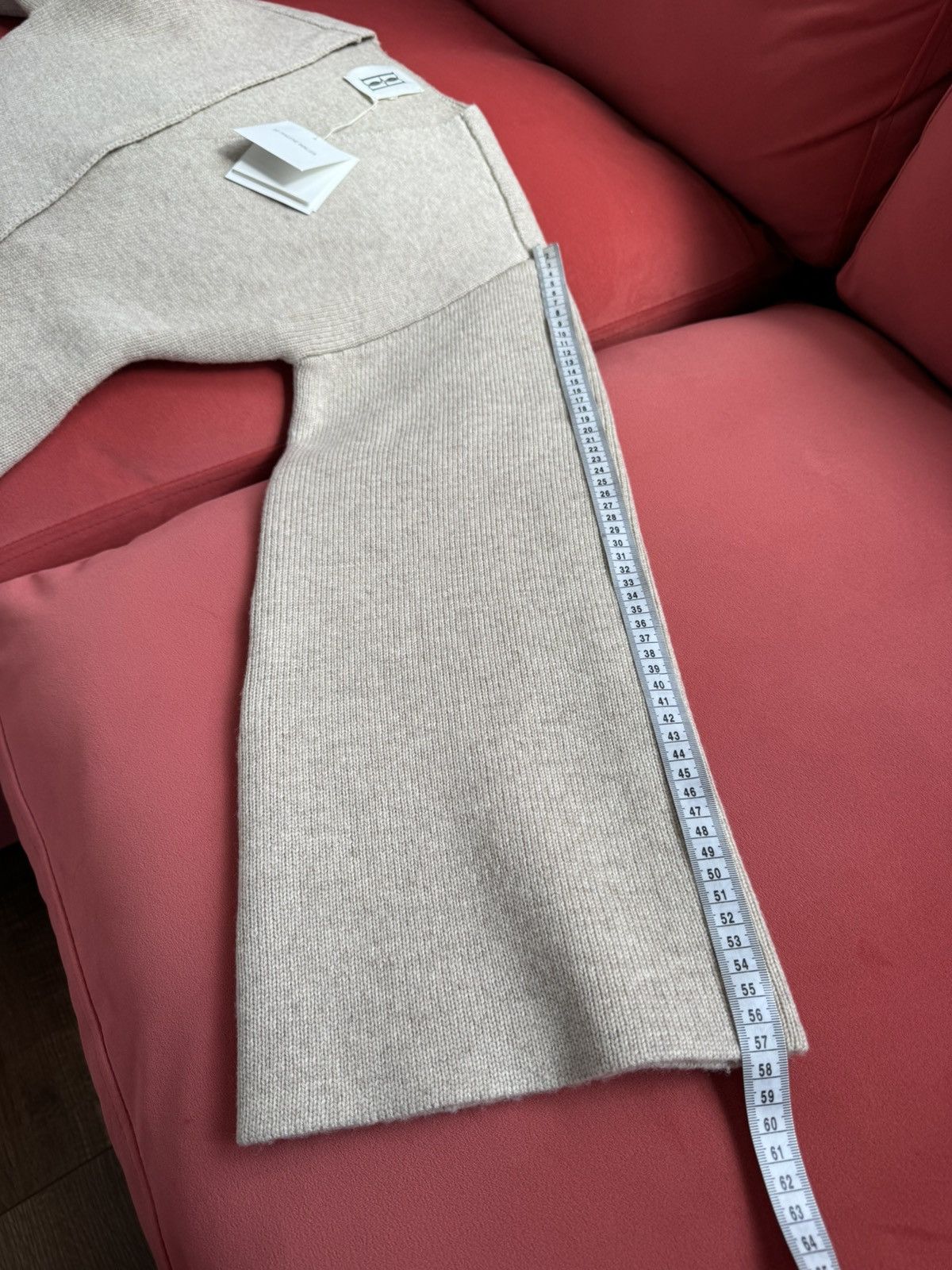 By Malene Birger By Malene Birger New structured knit cardigan, beige, size M Size M / US 6-8 / IT 42-44 - 7 Thumbnail