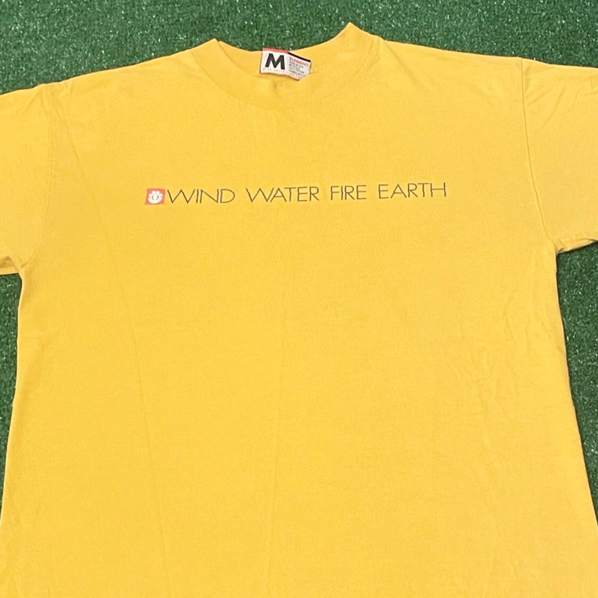 Element VINTAGE Element Skateboards Wind Water Fire Earth VTG 90s Y2K Skate Tee Mens M Yellow Shirt Mens M 90s Vintage Size US M / EU 48-50 / 2 - 4 Thumbnail