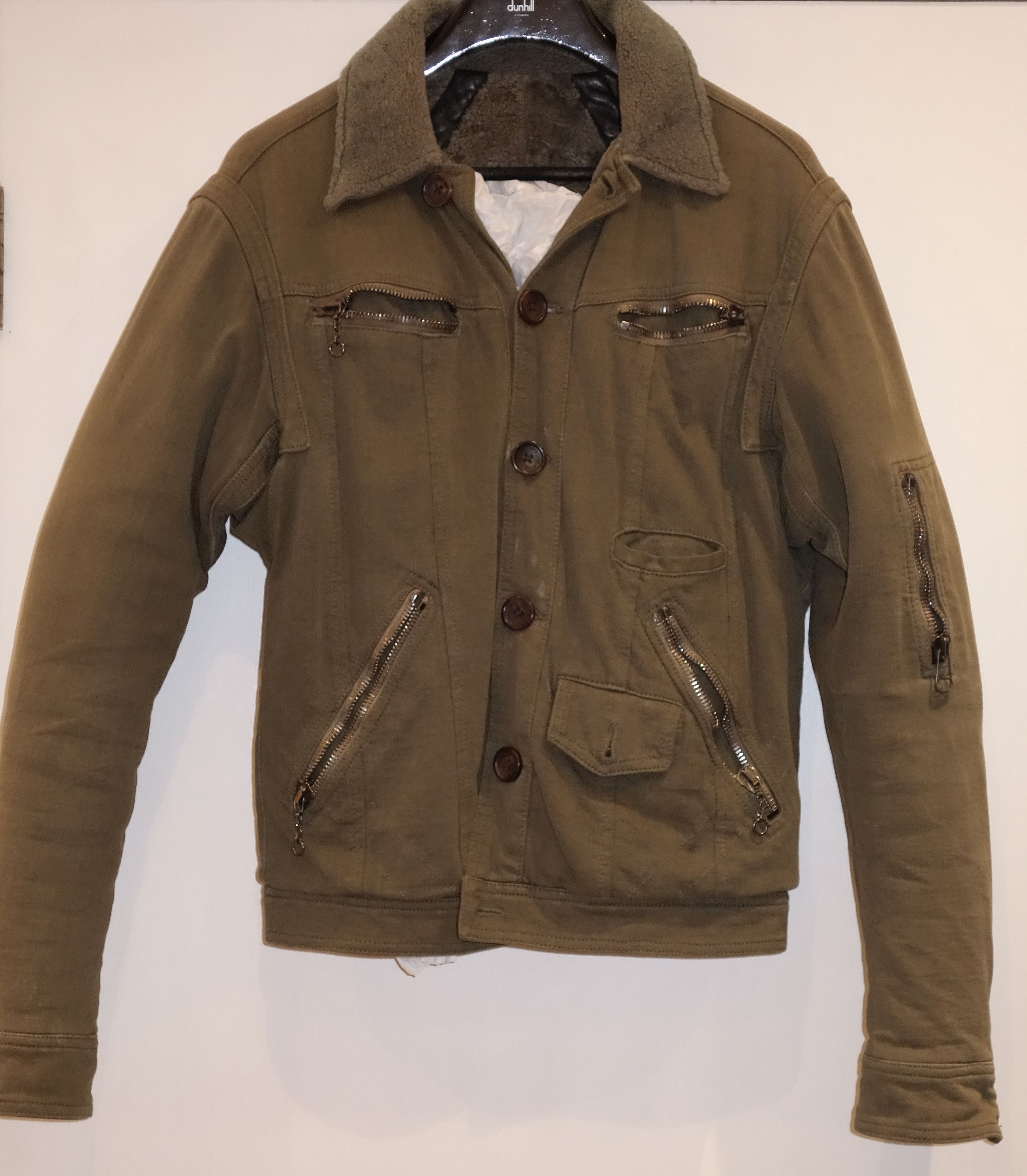 John Galliano Sheep Skin Blouson Jacket Size US M / EU 48-50 / 2 - 1 Thumbnail