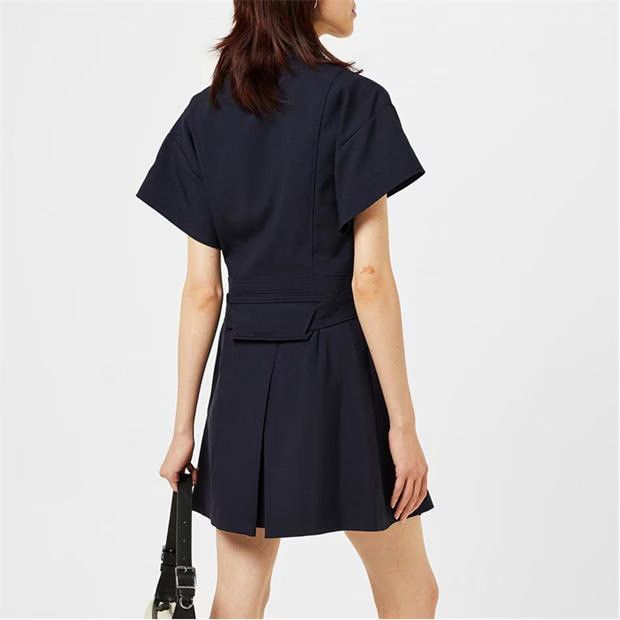 Kenzo o1g2r1mq1024 Mini Dresses in Midnight Blue Size S / US 4 / IT 40 - 4 Thumbnail