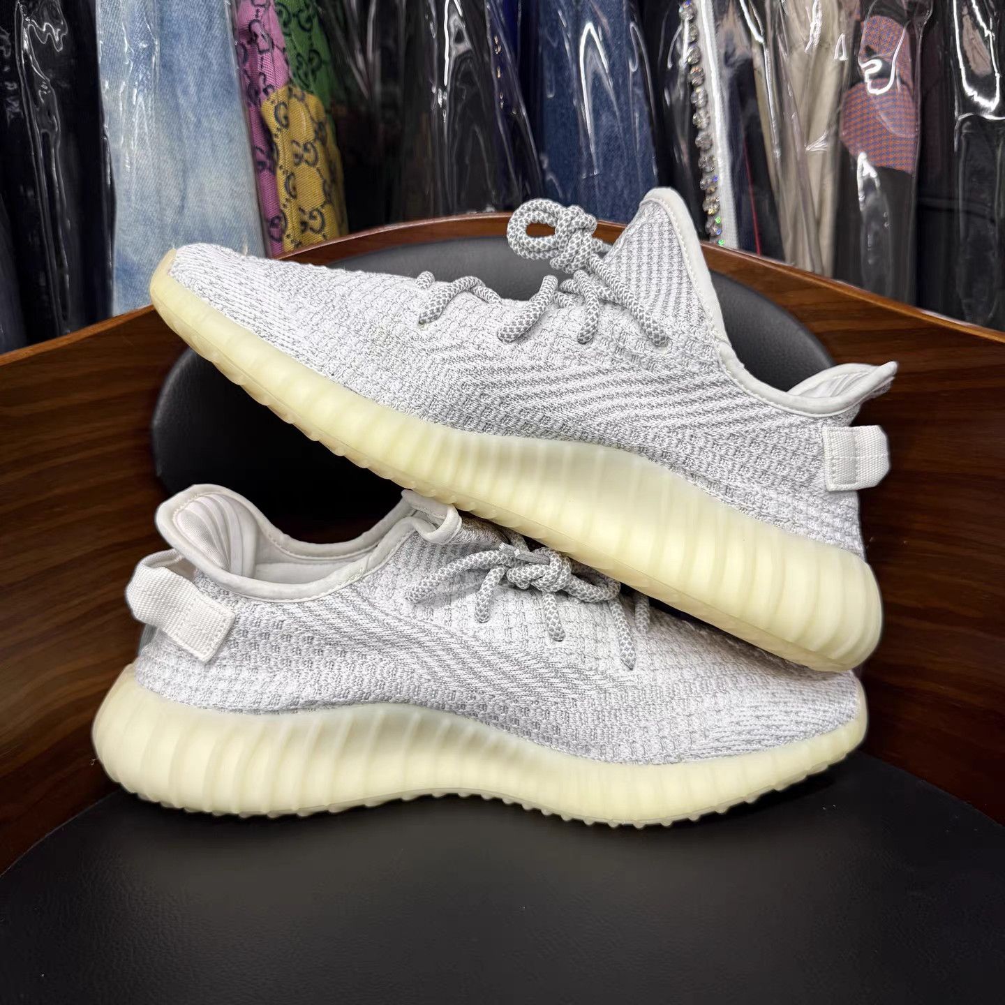 Adidas adidas Yeezy Boost 350 V2 "Static" (Non‑Reflective) K15 Size US 11.5 / EU 44-45 - 7 Thumbnail