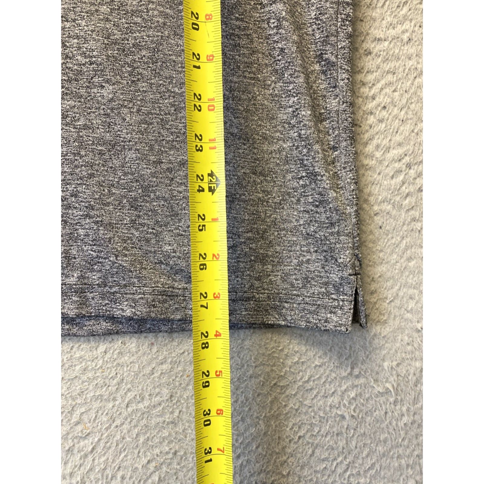 Under Armour VINTAGE Under Armour The Playoff Polo Shirt Men Large Charcoal Gray Heather Short Sleeve Geometric 90s Size US L / EU 52-54 / 3 - 6 Thumbnail