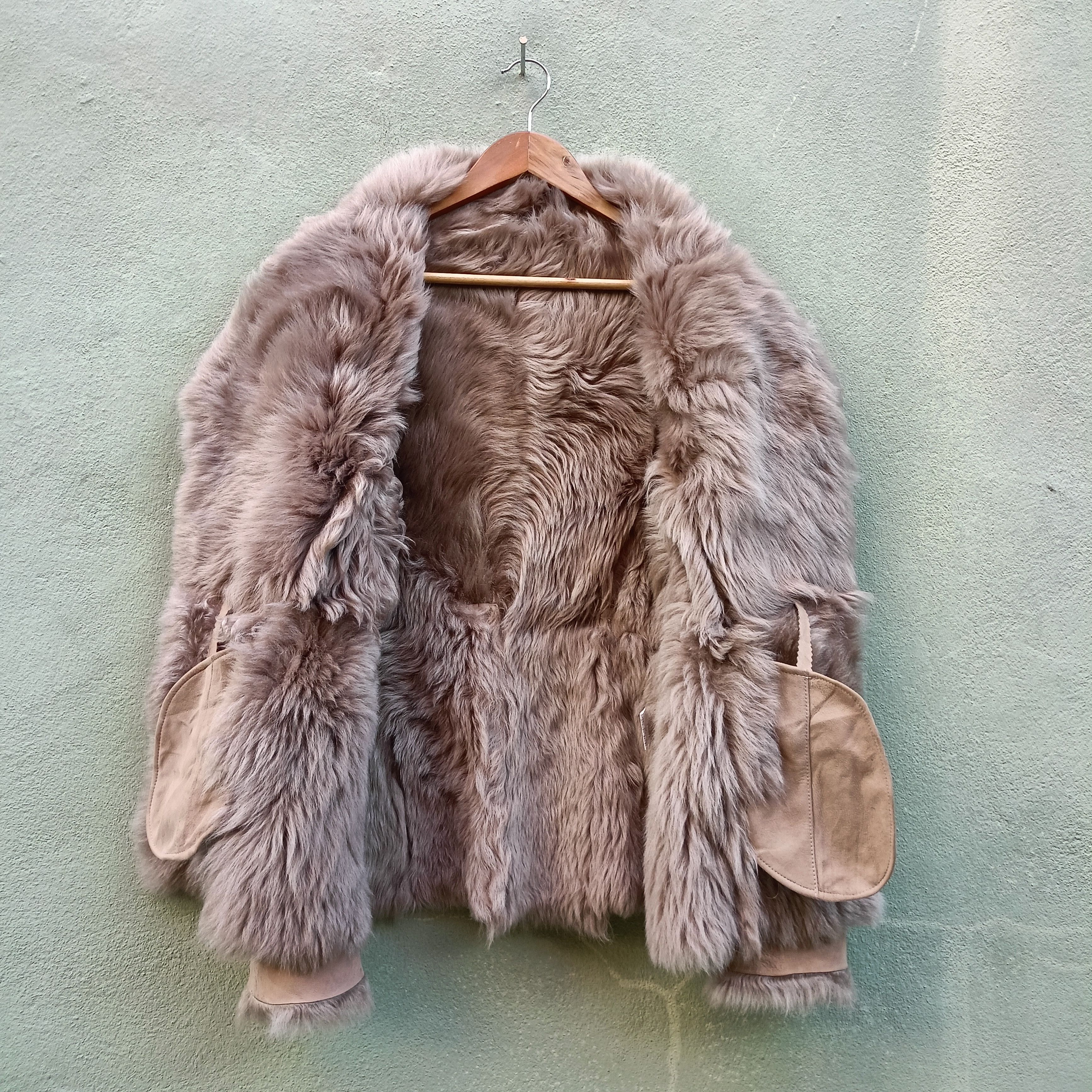 Designer Sheep Skin Fur Jacket Size M / US 6-8 / IT 42-44 - 2 Thumbnail