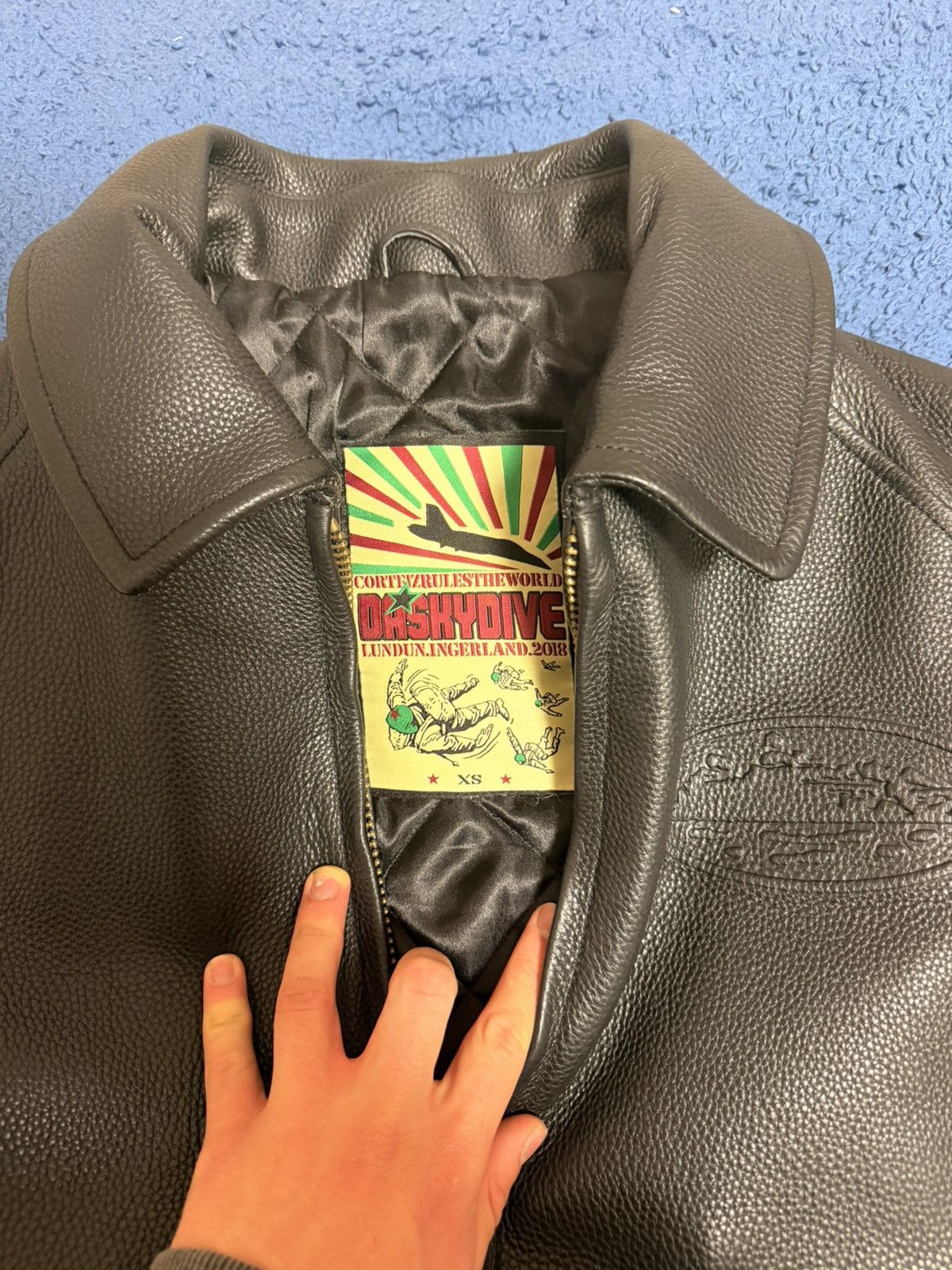 Corteiz Corteiz Leather Jacket Black Size US XS / EU 42 / 0 - 3 Thumbnail