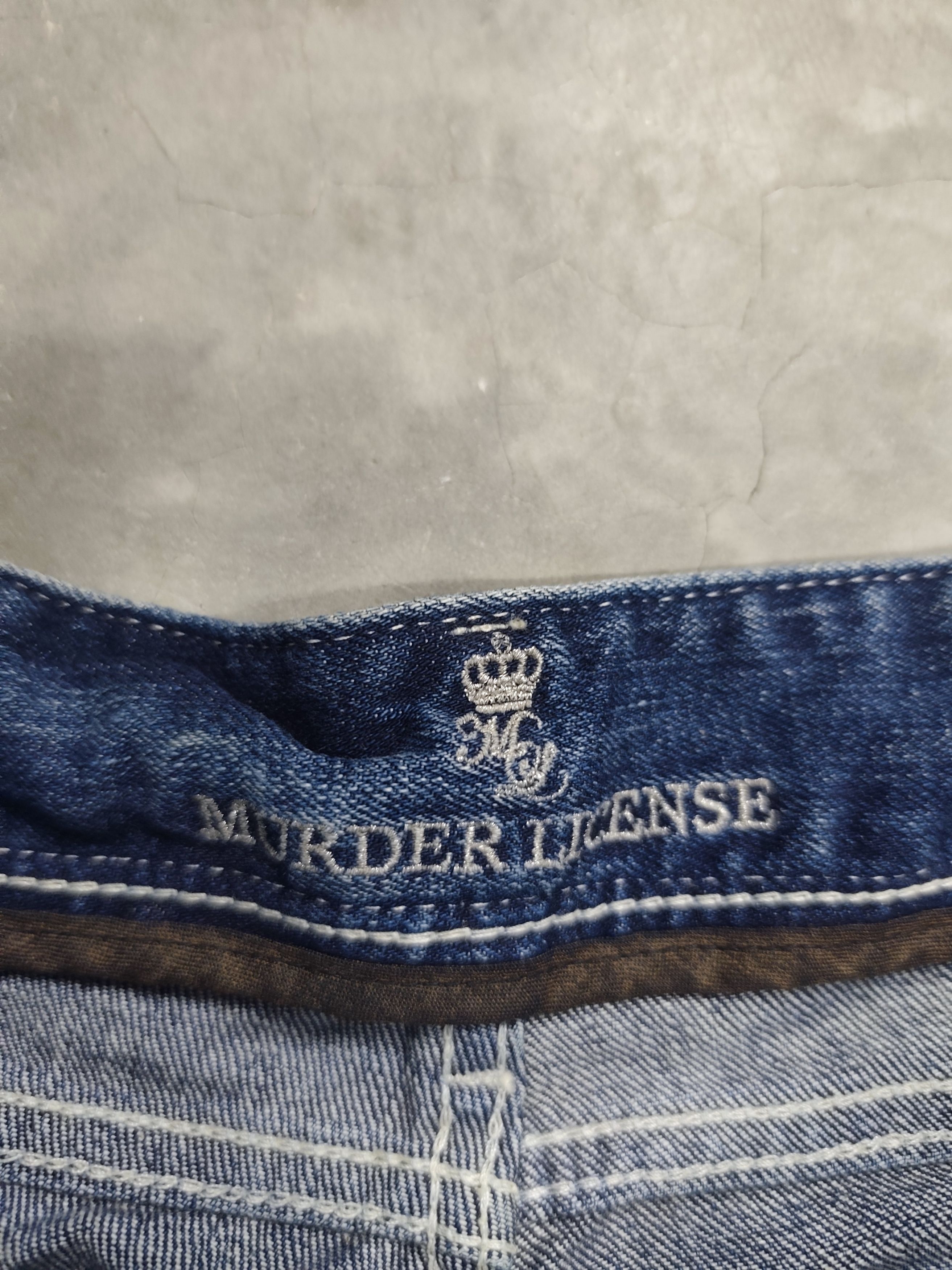 Murder License Murder License Stack Jeans Made In Japan Size 32" / US 10 / IT 46 - 7 Thumbnail