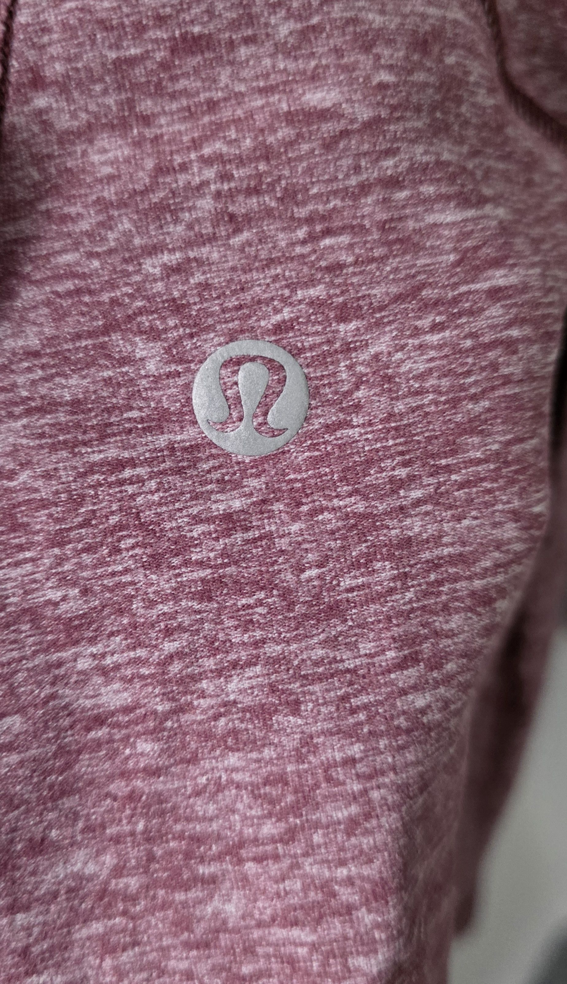 Lululemon Lululemon Warm Your Core LS Tee Heathered Bordeaux Drama 8 Size M / US 6-8 / IT 42-44 - 3 Thumbnail