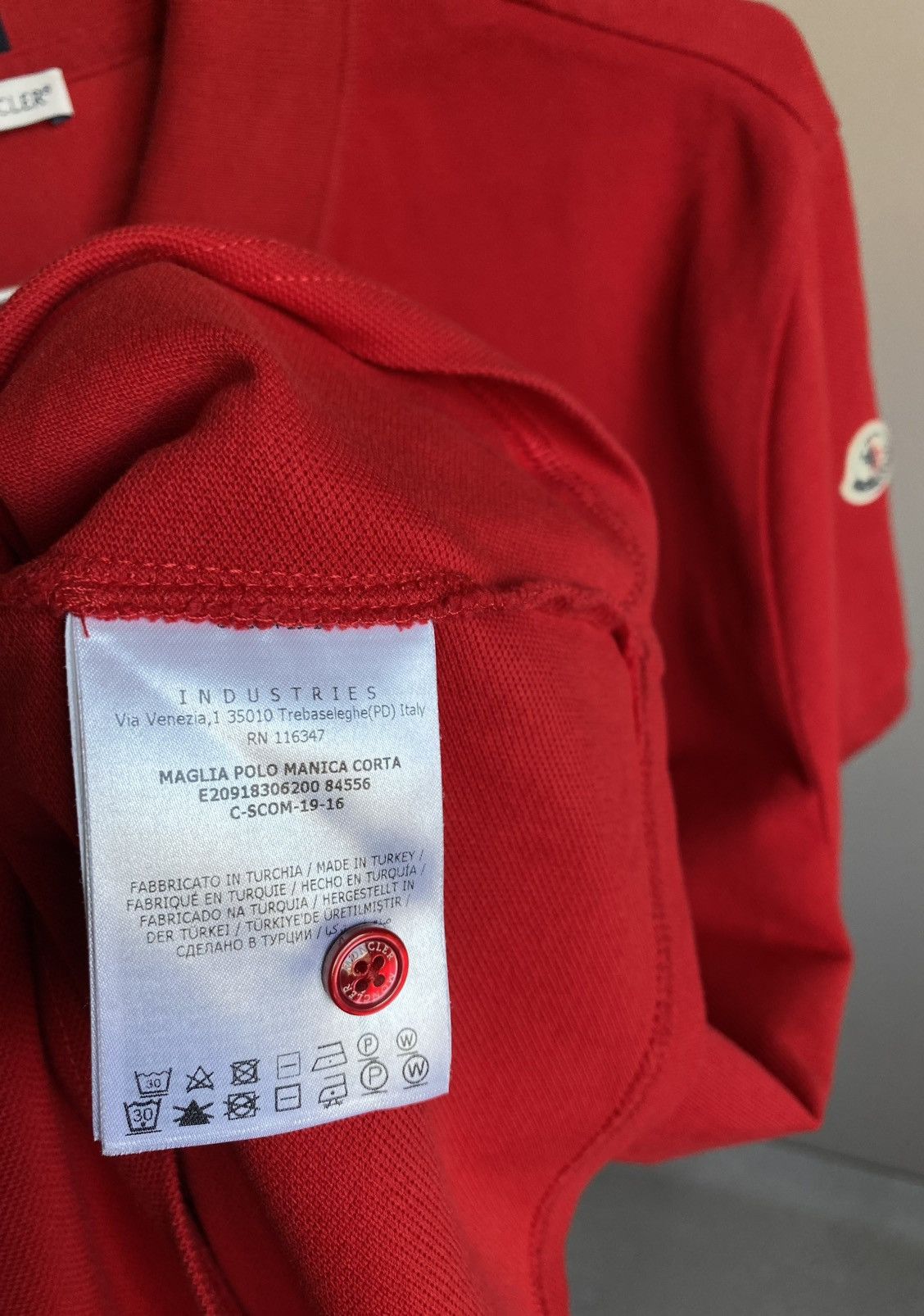 Moncler Moncler Maglia Polo Manica Corta Shirt Size US XL / EU 56 / 4 - 12 Thumbnail