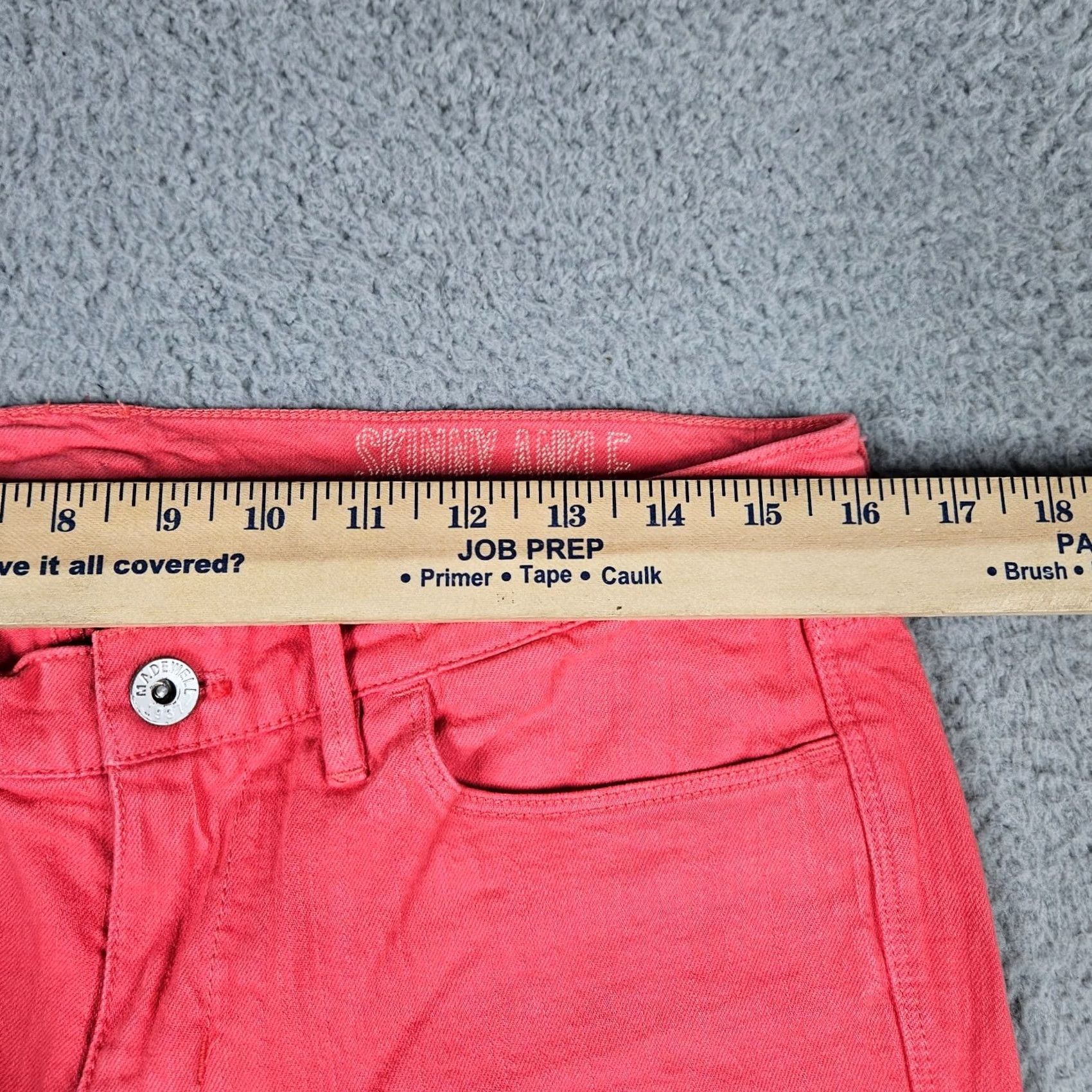 Madewell Madewell Jeans Main Pocket Mid Rise Five Pockets Denim Regular Size 29 Color Orange Womens 90s? Size 29" - 4 Thumbnail