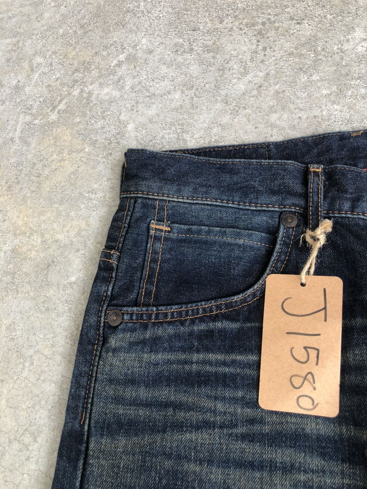 If Six Was Nine Japanese Edwin XU Flared Jeans Distressed Jeans Size US 31 - 13 Thumbnail