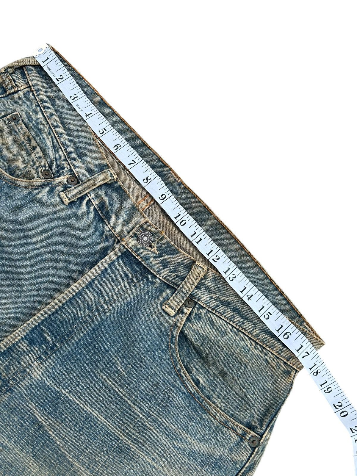 Kapital Vintage Warehouse Selvedge Distressed Rusty Dirty Denim Jean Size US 35 - 18 Thumbnail