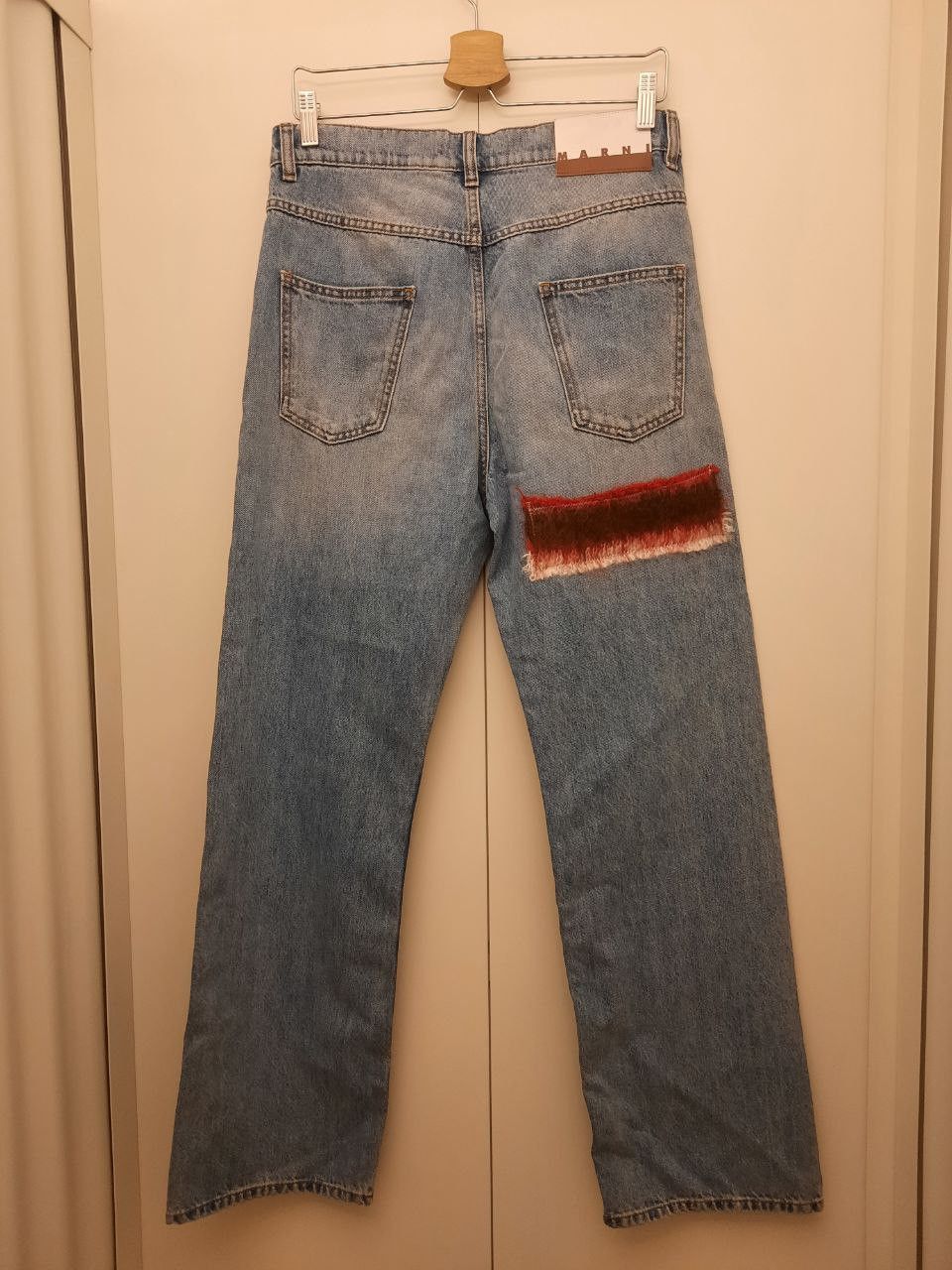 Marni *New* Mohair Patch Jeans Size US 29 - 2 Thumbnail