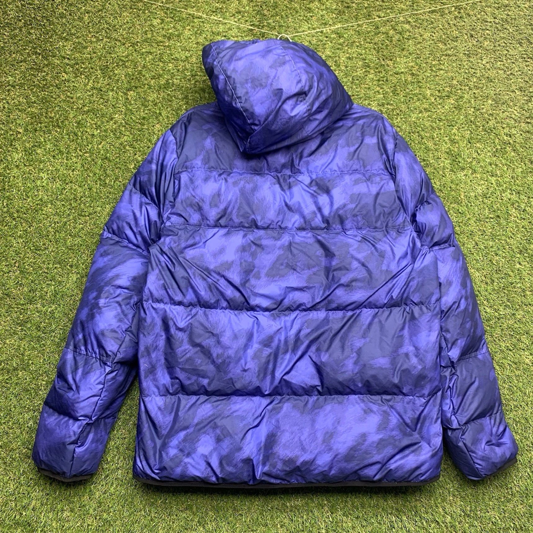 Nike Nike Shield Down-Fill Jacket Mens Large Windrunner Blue Full Zip Hooded Insulated Softshell Size US L / EU 52-54 / 3 - 2 Thumbnail