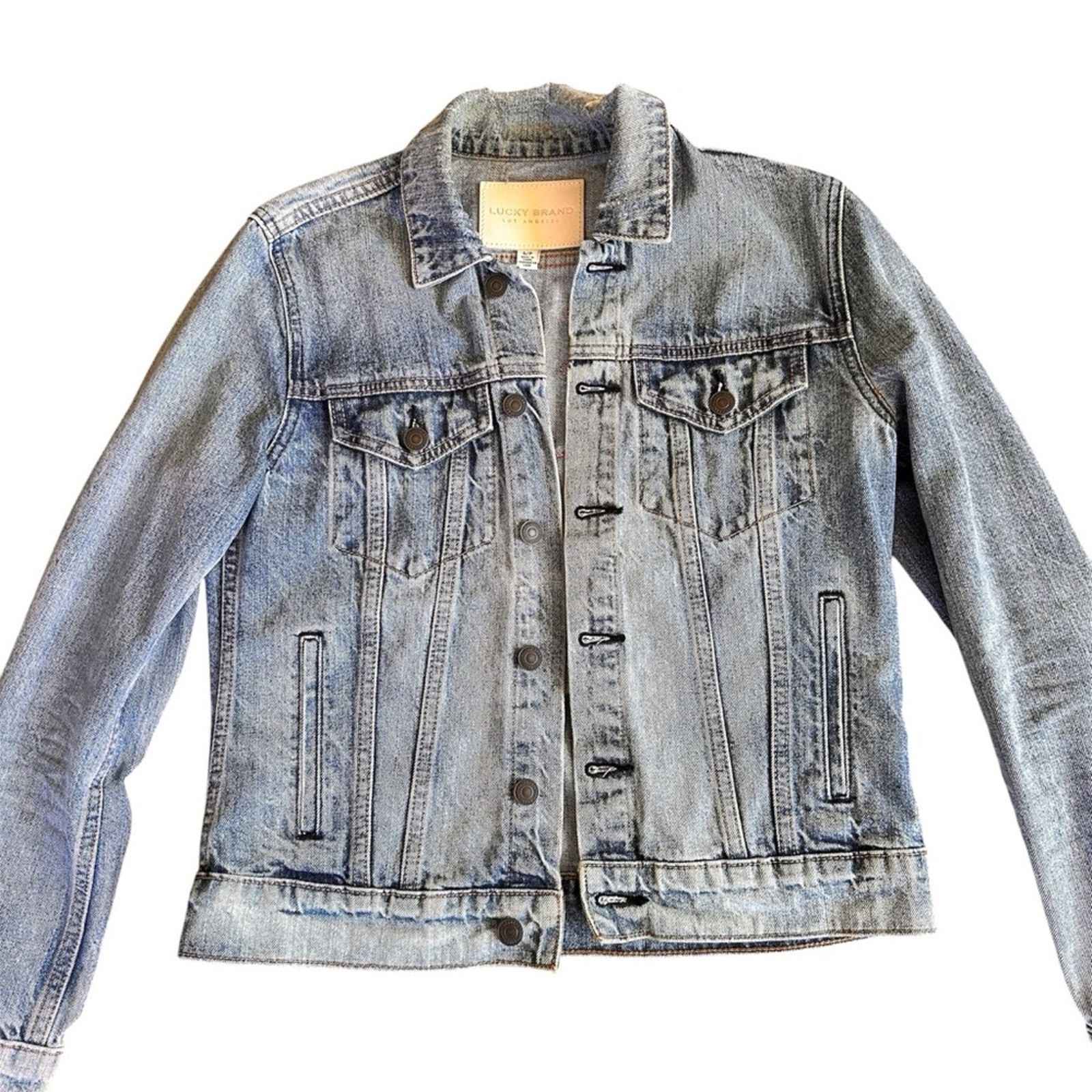 Lucky Brand Lucky Brand "City of Angels" Denim Jacket - Size Small Size S / US 4 / IT 40 - 3 Thumbnail
