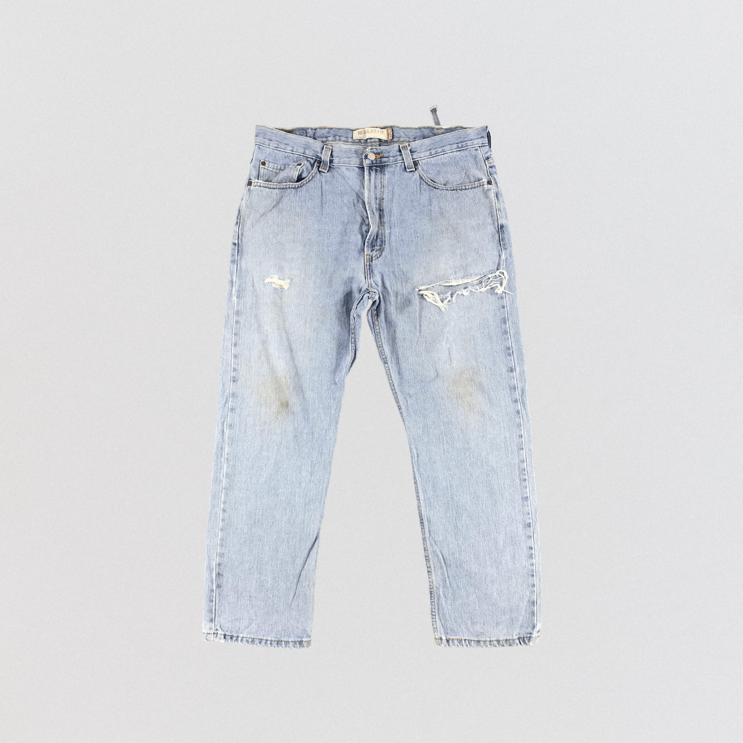 Levi's × Vintage Vintage Light Wash Levis 505 Jeans-JM1944 Size US 39 - 1 Thumbnail