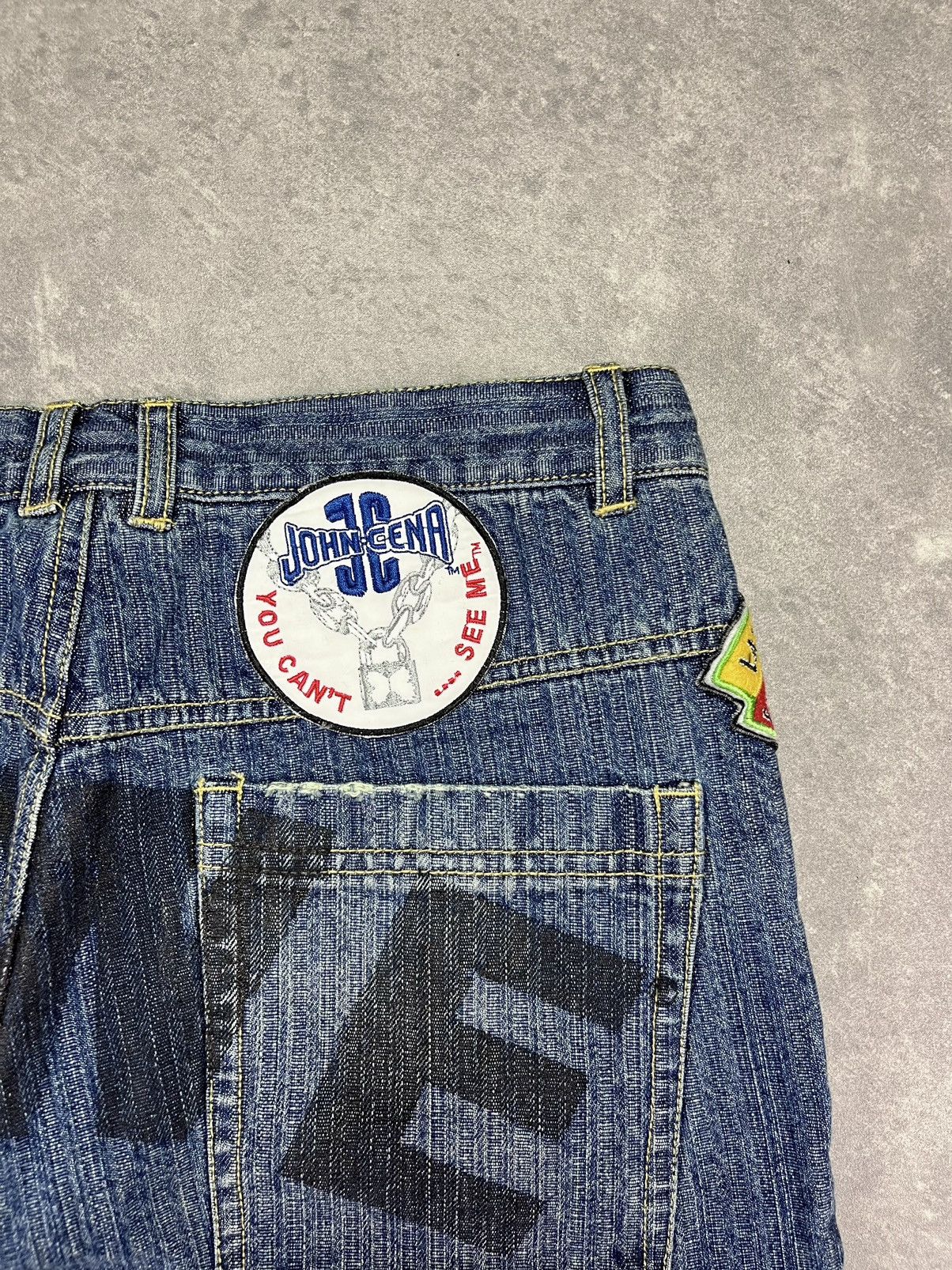 WWE DSWT WWE x OriginalMarines Printed Baggy Denim Jeans 164 30 Size US 30 / EU 46 - 13 Thumbnail