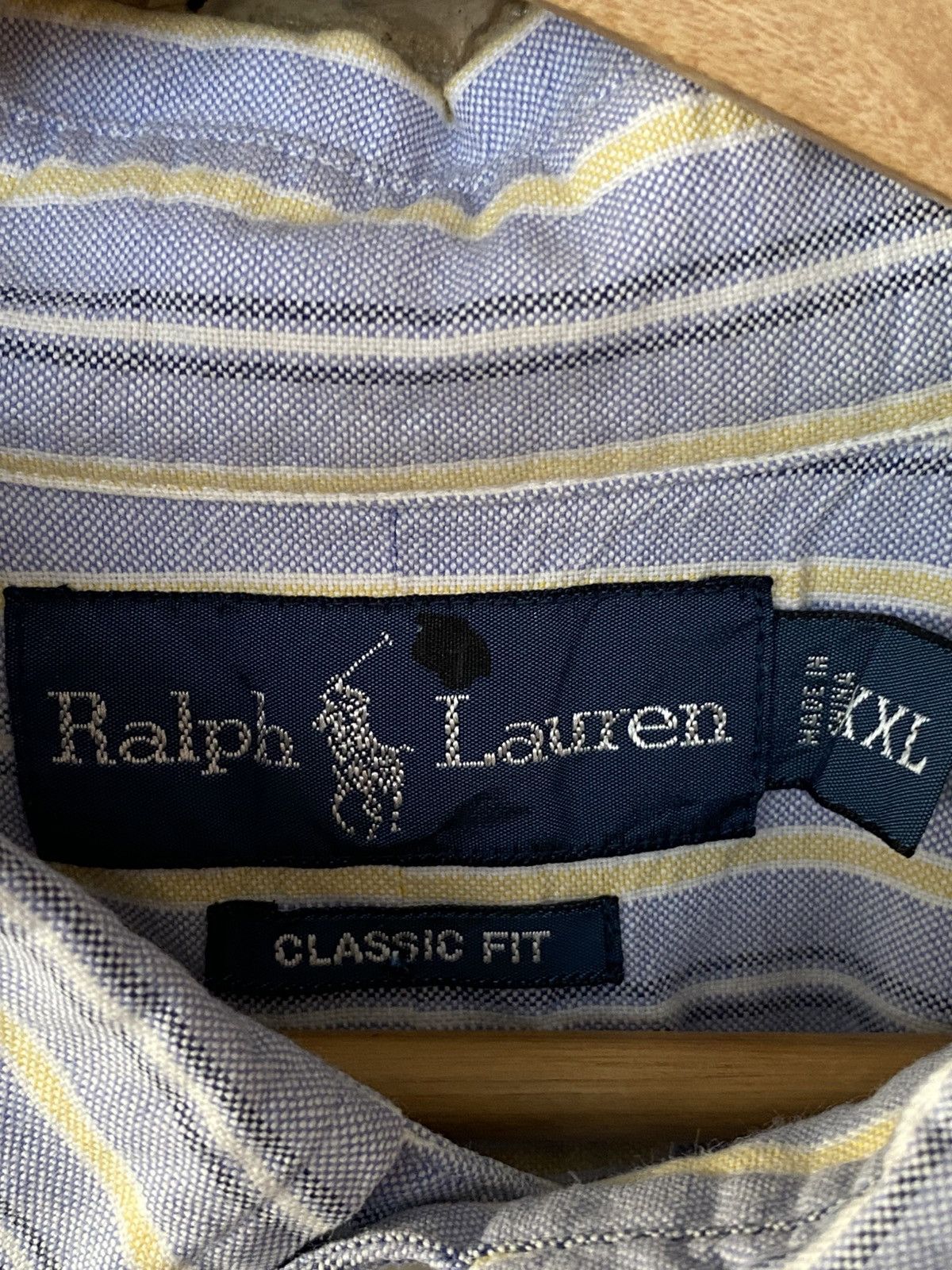 Polo Ralph Lauren Vintage Polo Ralph Lauren Stripes Classic Fit Button Ups Long Sleeve Shirt Formal Size US XXL / EU 58 / 5 - 4 Thumbnail
