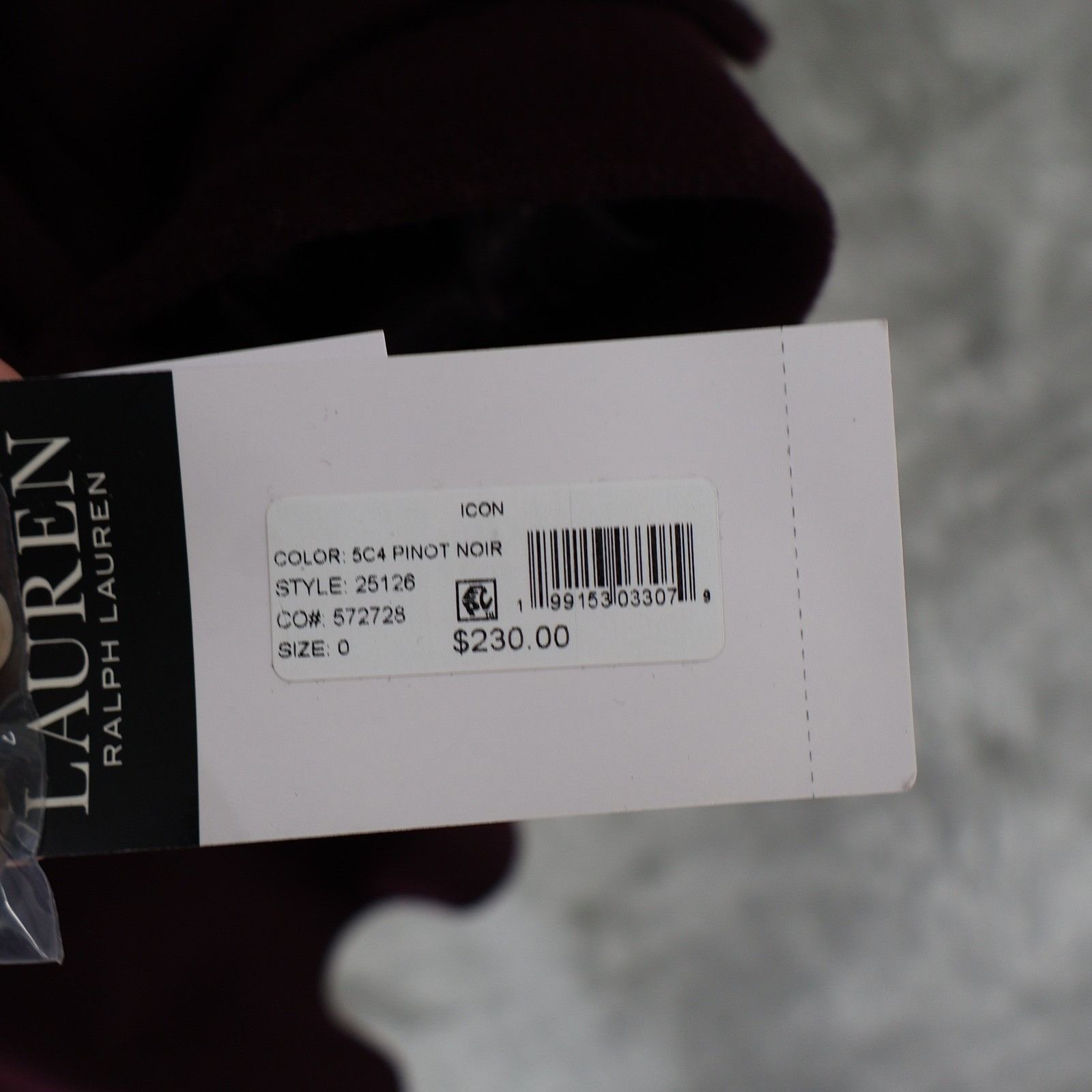 Lauren Ralph Lauren Lauren Ralph Lauren Wool Blend Pea Coat Womens 0 Purple Wool Size XS / US 0-2 / IT 36-38 - 9 Thumbnail