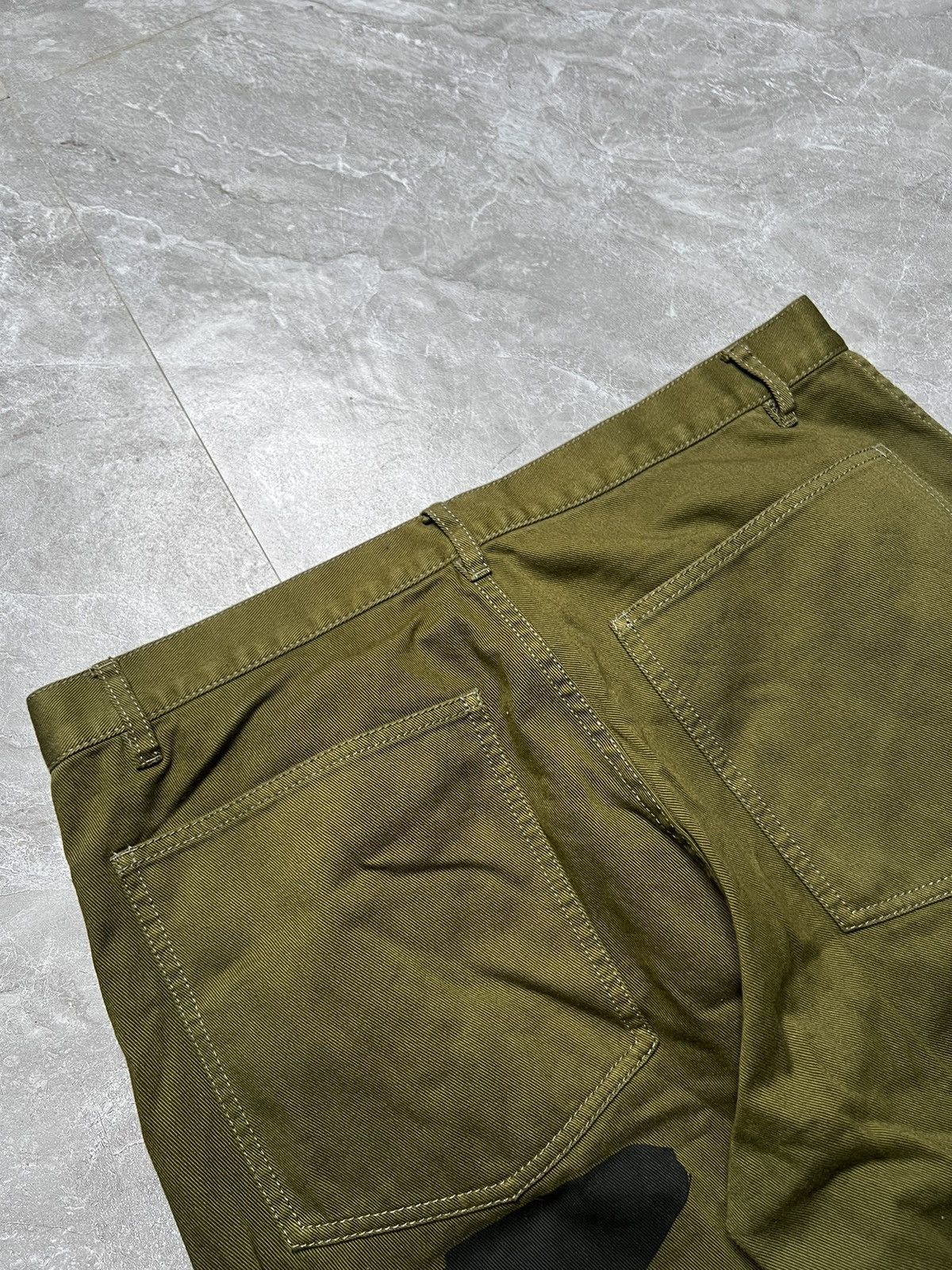 Comme des Garcons SHIRT Comme des Garcons Shirt Canvas Cotton Mind Print wide Pants Size US 32 / EU 48 - 5 Thumbnail